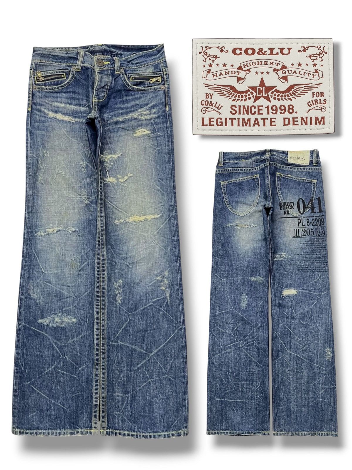 Vintage 00s CocoLulu Co&Lu Japan - Faded Thunder Wash