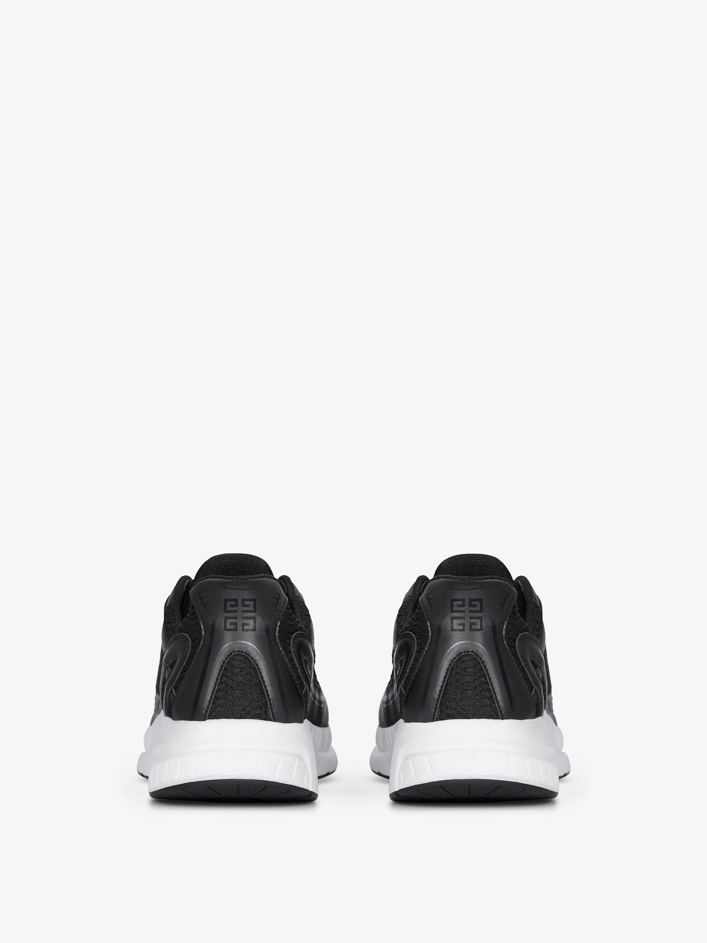 Givenchy o1w1db10925 NFNTY-52 Low Top Runner Sneakers in Black Size US 11 / EU 44 - 7 Thumbnail