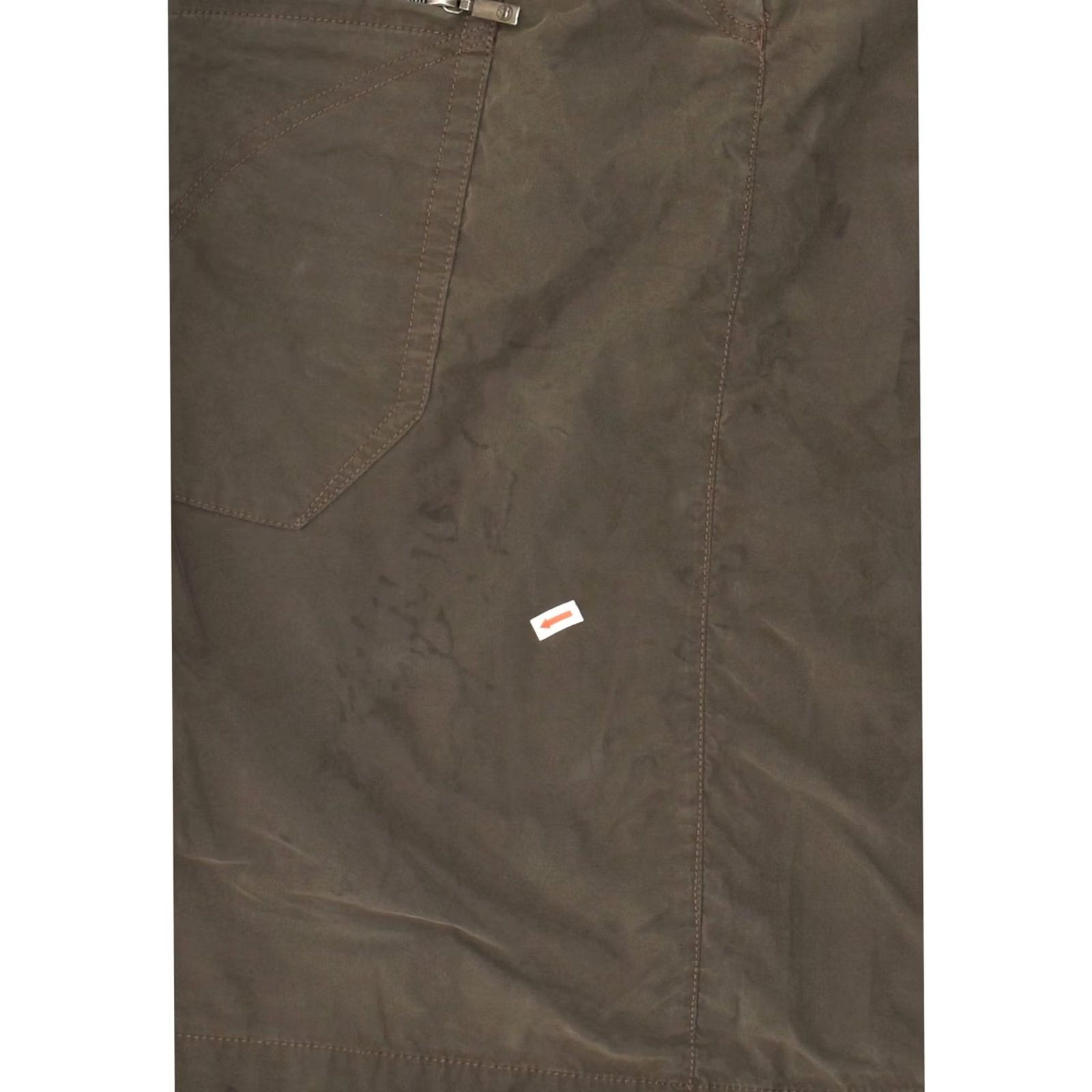 Vintage MURPHY & NYE Womens Straight Skirt Grey Cotton W32 Large Size 24" / US 00 / IT 34 - 3 Thumbnail