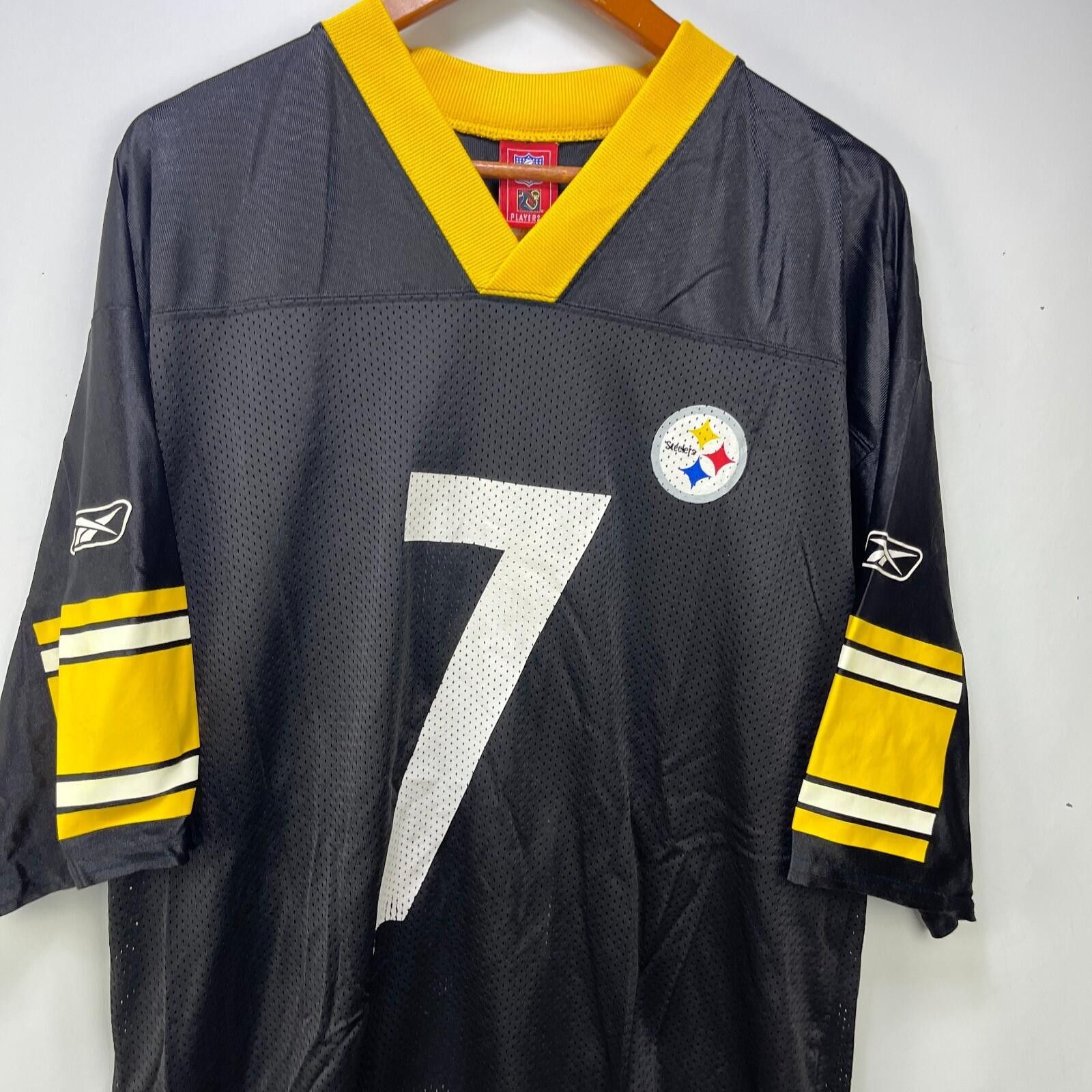 Reebok Vintage Pittsburgh Steelers Ben Roethlisberger Jersey Large Size ONE SIZE - 2 Thumbnail