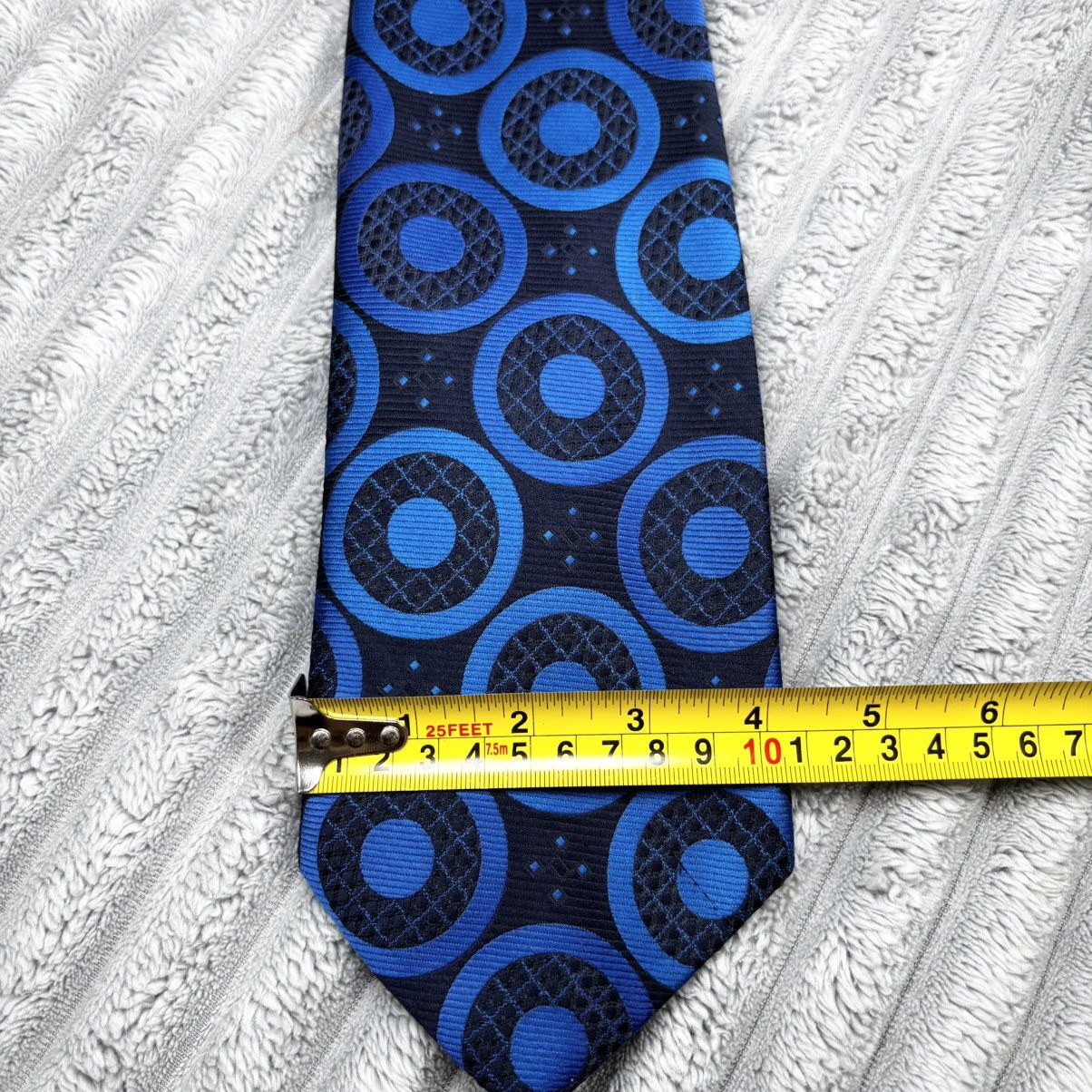 Oleg Cassini Lyttons by Oleg Cassini Burma Blue Circle men’s 57 “ tie Size ONE SIZE - 5 Thumbnail