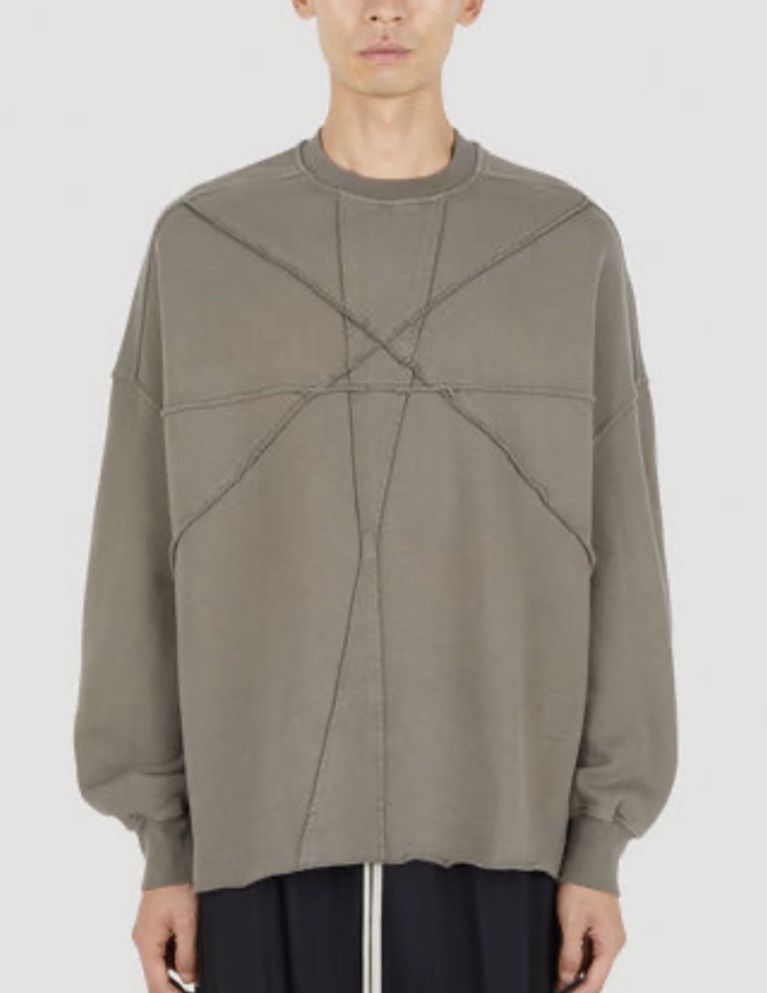 Rick Owens Drkshdw Rick Owens Drkshdw Crater Crew Sweater Hustler Blue UNI OS Size ONE SIZE - 14 Thumbnail