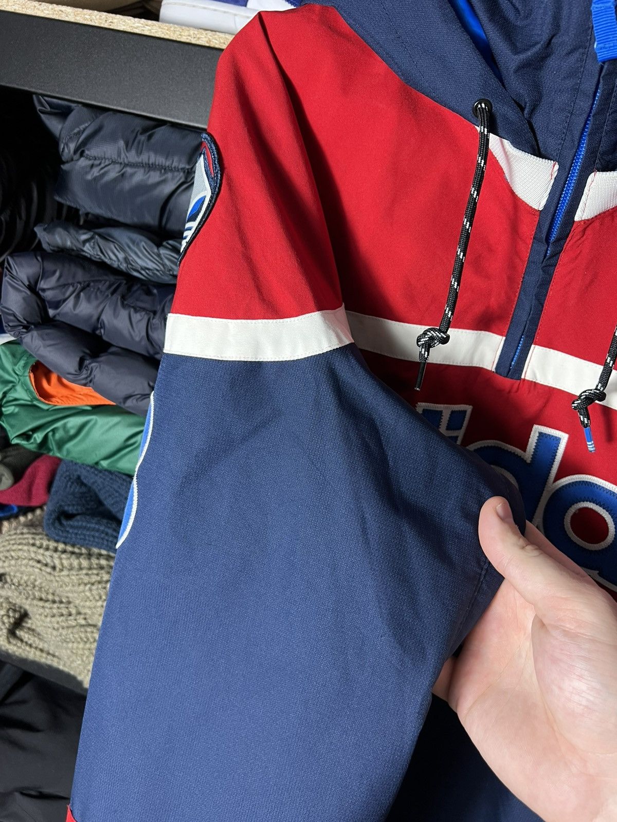 Adidas 🔹 Adidas Retro Anorak Windbreaker – Snowboarding Jacket Rare Size US L / EU 52-54 / 3 - 19 Thumbnail