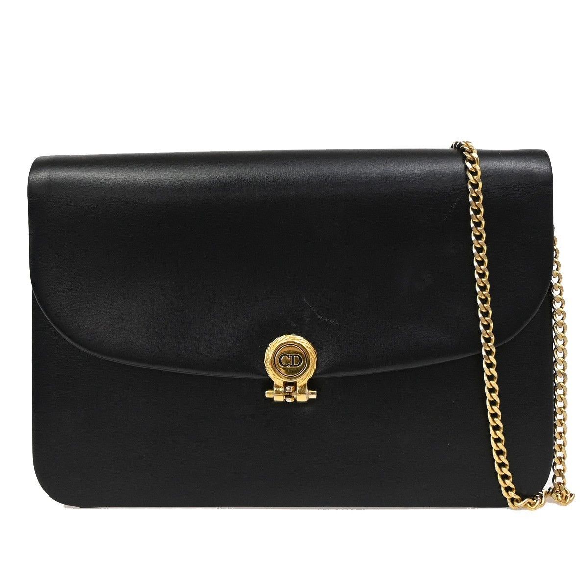 Dior Christian Dior Vintage CD Logo Shoulder Bag Leather Size ONE SIZE - 1 Thumbnail