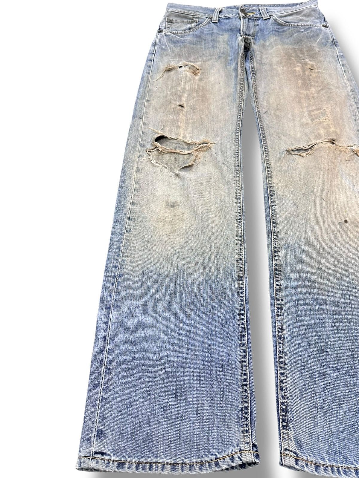 Levi's Vintage Clothing Vintage Levi’s 504 Mudwash Grunge Distressed Denim Size US 30 / EU 46 - 3 Thumbnail