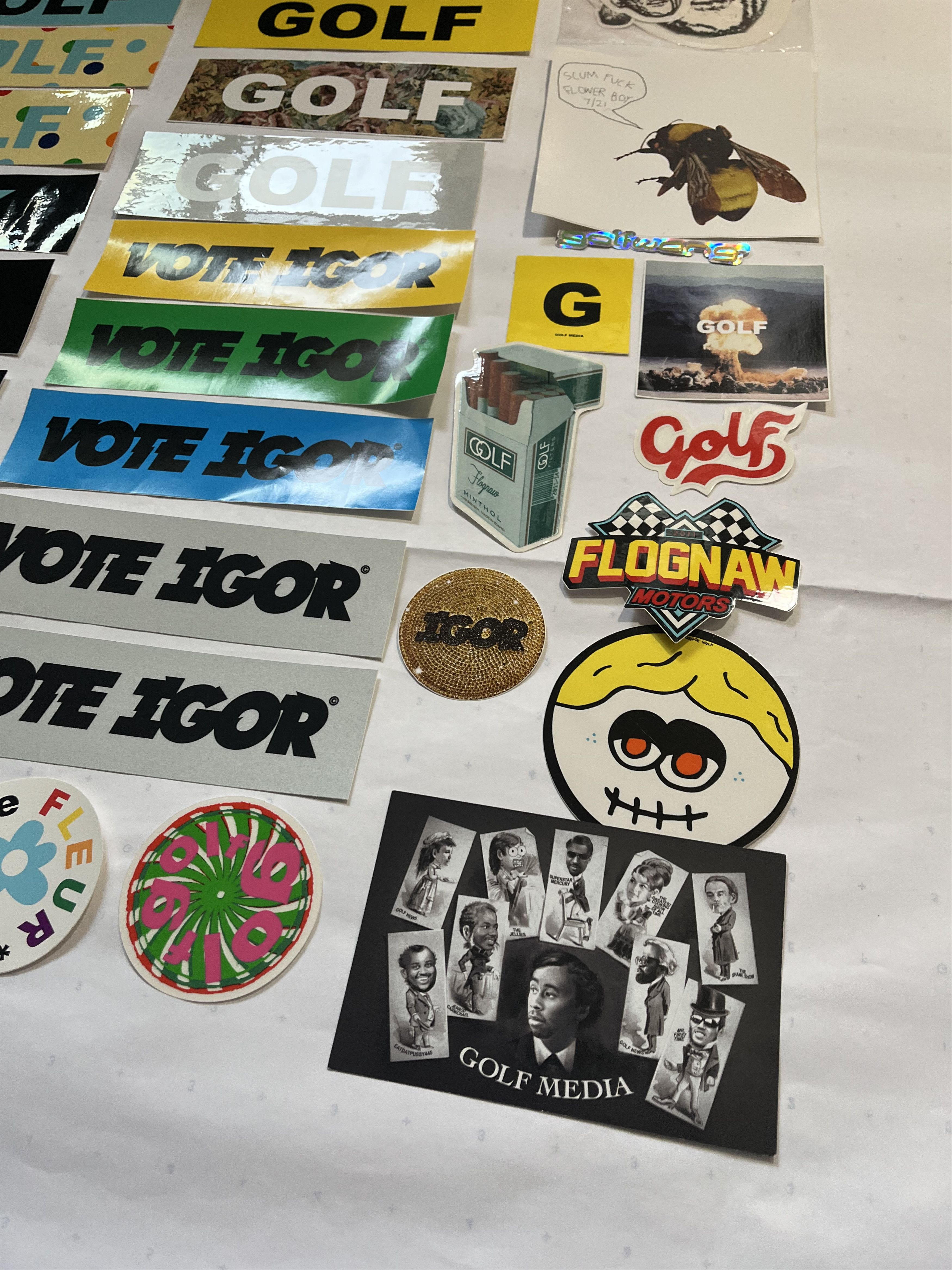 Golf Wang Golf Wang Sticker Pack Bundle Lot Size ONE SIZE - 2 Thumbnail