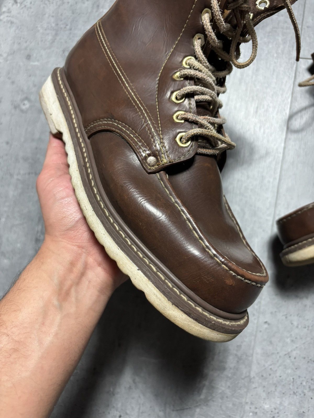 Vintage Vintage 1970’s Sub Zero Insulated Moc Toe Work Boots Size US 10 / EU 43 - 3 Thumbnail