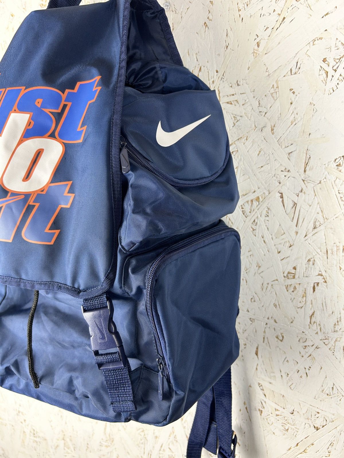 Nike 80s Vintage Nike Just Do It Logo Backpack Bag Size ONE SIZE - 3 Thumbnail