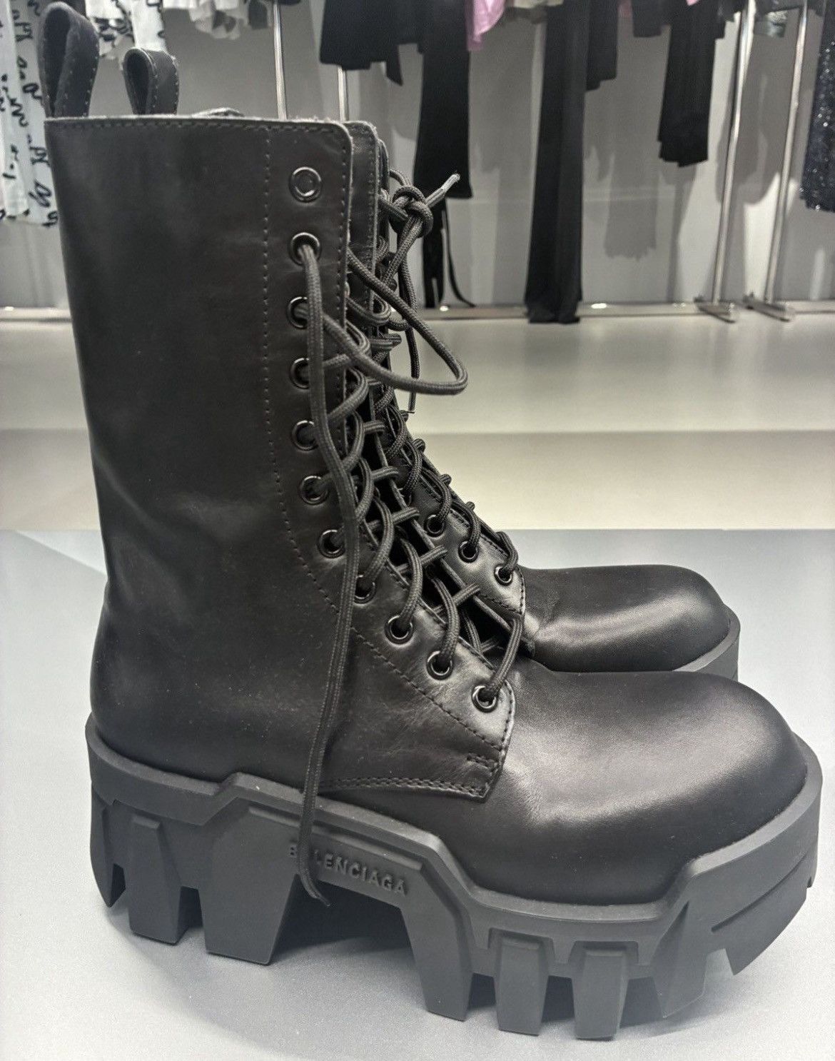 Balenciaga BALENCIAGA Bulldozer Lace-up boots Size US 7 / IT 37 - 8 Thumbnail