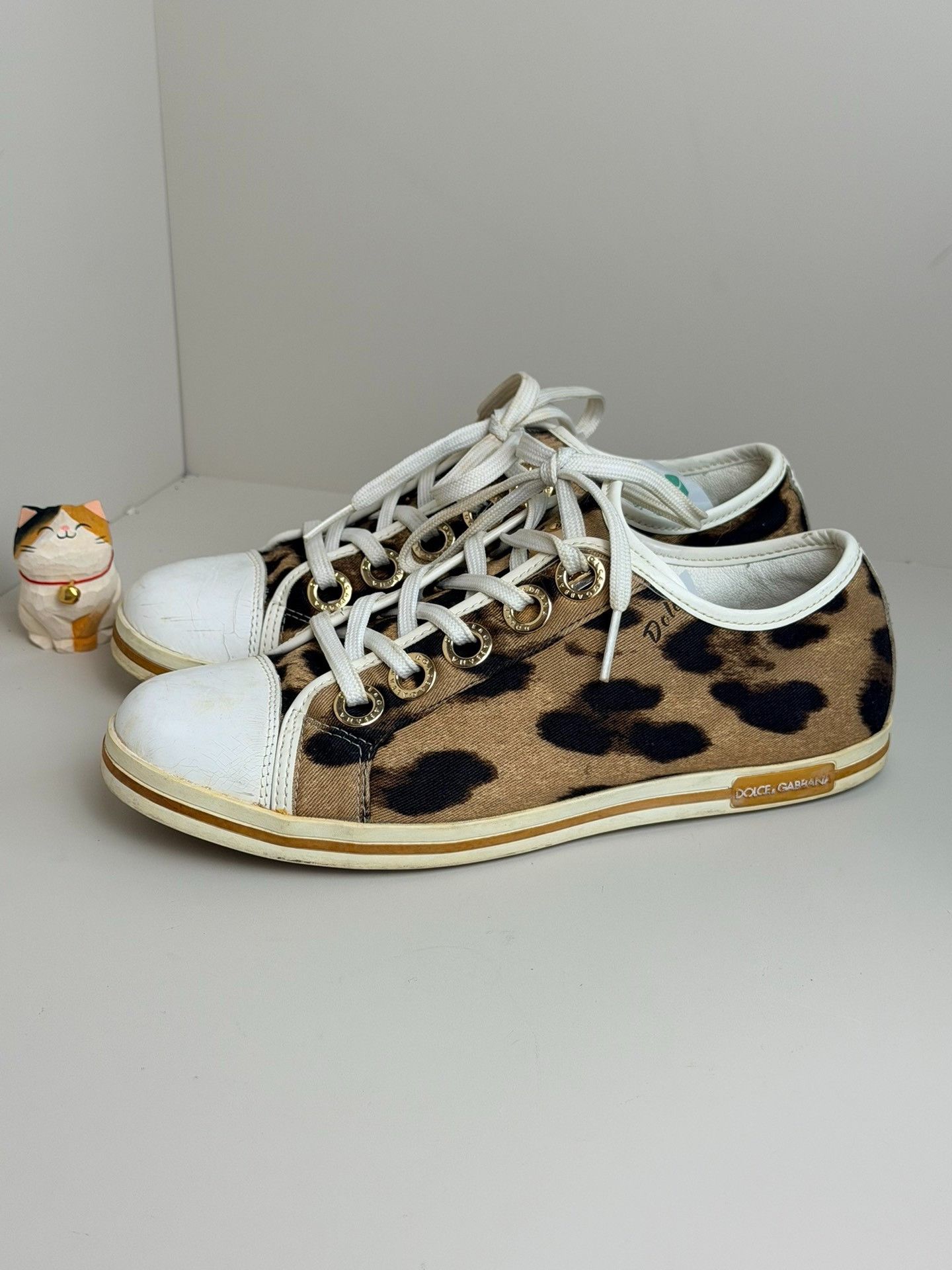 Dolce & Gabbana Dolce & Gabbana Casual White Lowtop Sneakers us_5 Women Size US 5 / IT 35 - 1 Thumbnail
