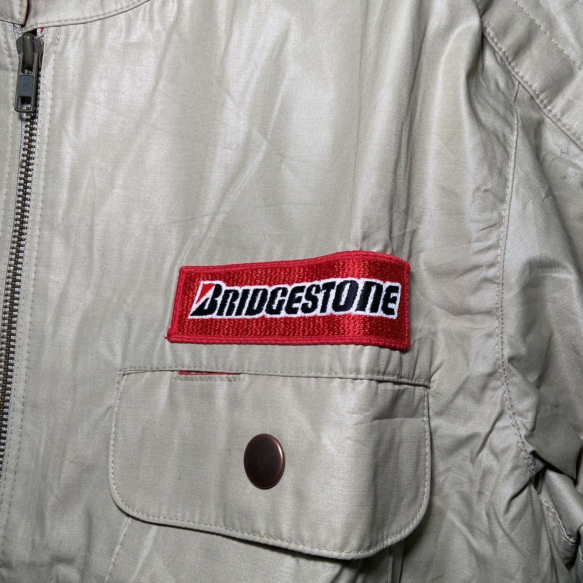 Vintage Vintage bridgestone motorsport racing jacket Size US L / EU 52-54 / 3 - 2 Thumbnail