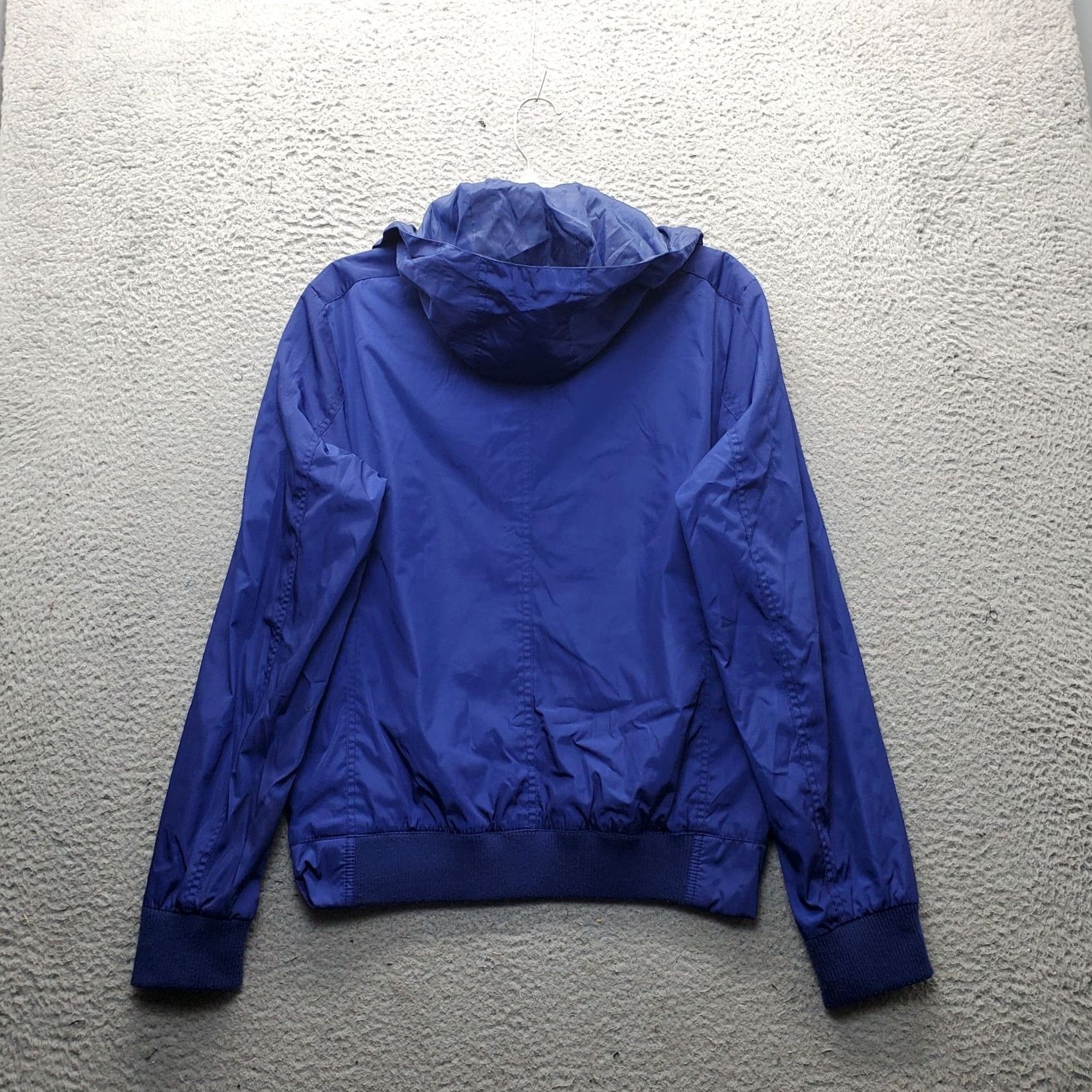 Calvin Klein Calvin Klein Lightweight Jacket Womens Small Blue Lined Packable Hood Full Zip Windbreaker, 100% Polyester, Regular, Blue, Size S Womens Size S / US 4 / IT 40 - 2 Thumbnail