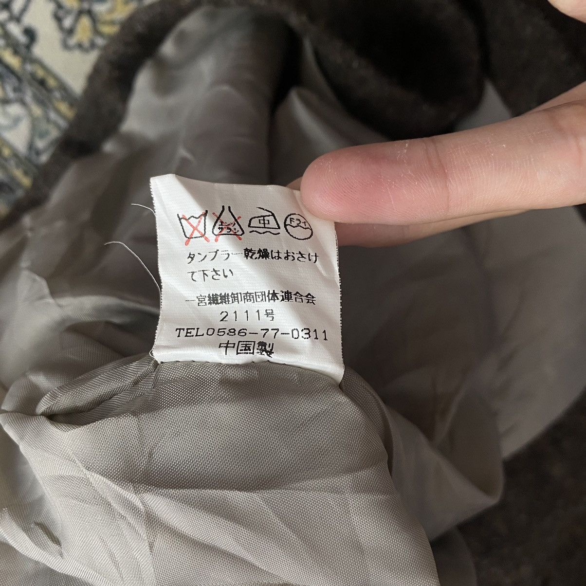 Other BEST COLLECTION Safari Design Overprint Wool Coat Size L / US 10 / IT 46 - 10 Thumbnail
