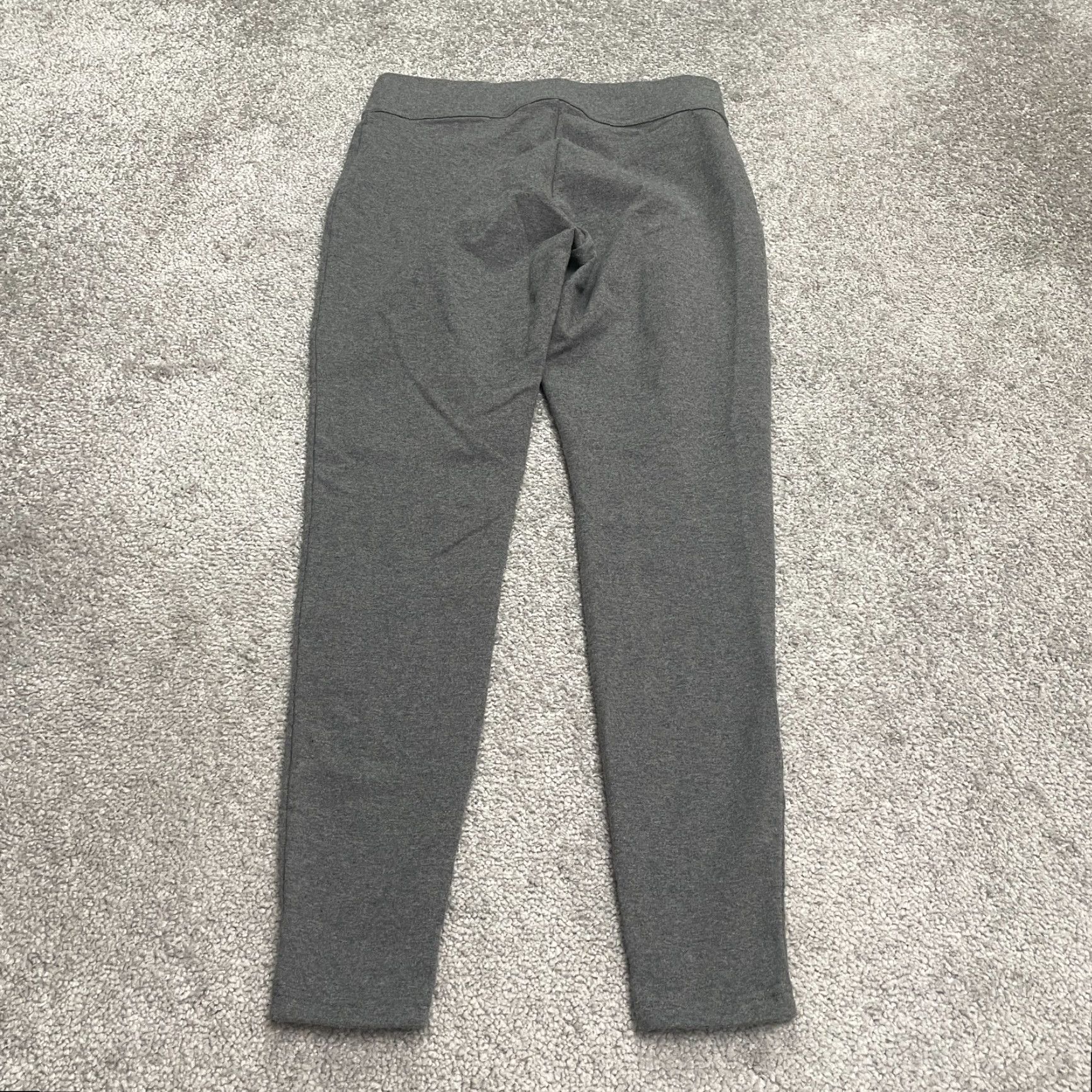 Lands' End Lands' End Ankle Compression Leggings Womens XS Gray Cotton Stretch Active Size 26" / US 2 / IT 38 - 2 Thumbnail