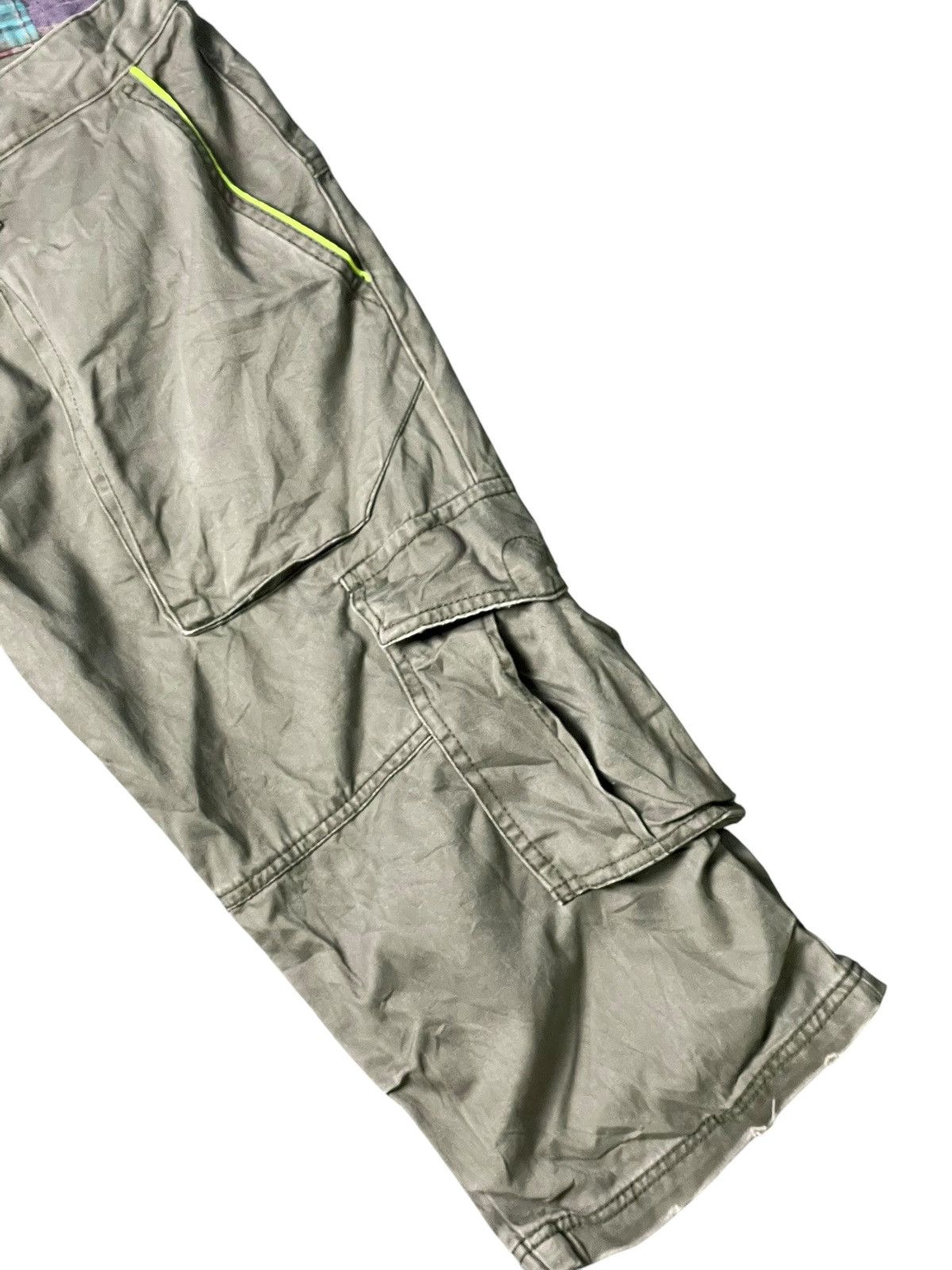 Japanese Brand × Vintage DOMINATES Brand Double Waisted Quarter Cargo (97) Size US 31 - 4 Thumbnail