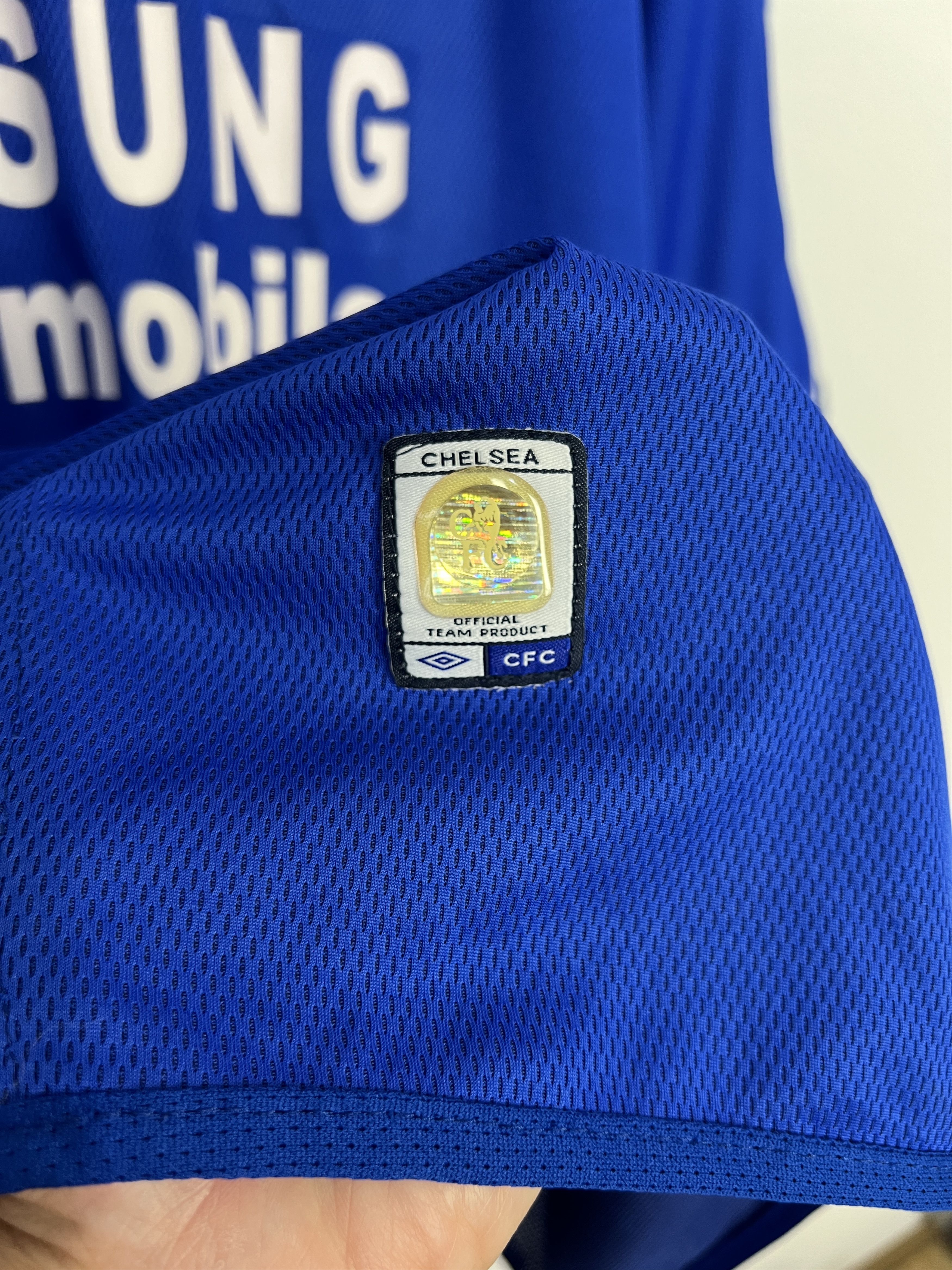 Umbro Chelsea Special football shirt 2005 Soccer Umbro Blue Jersey Size US XL / EU 56 / 4 - 7 Thumbnail