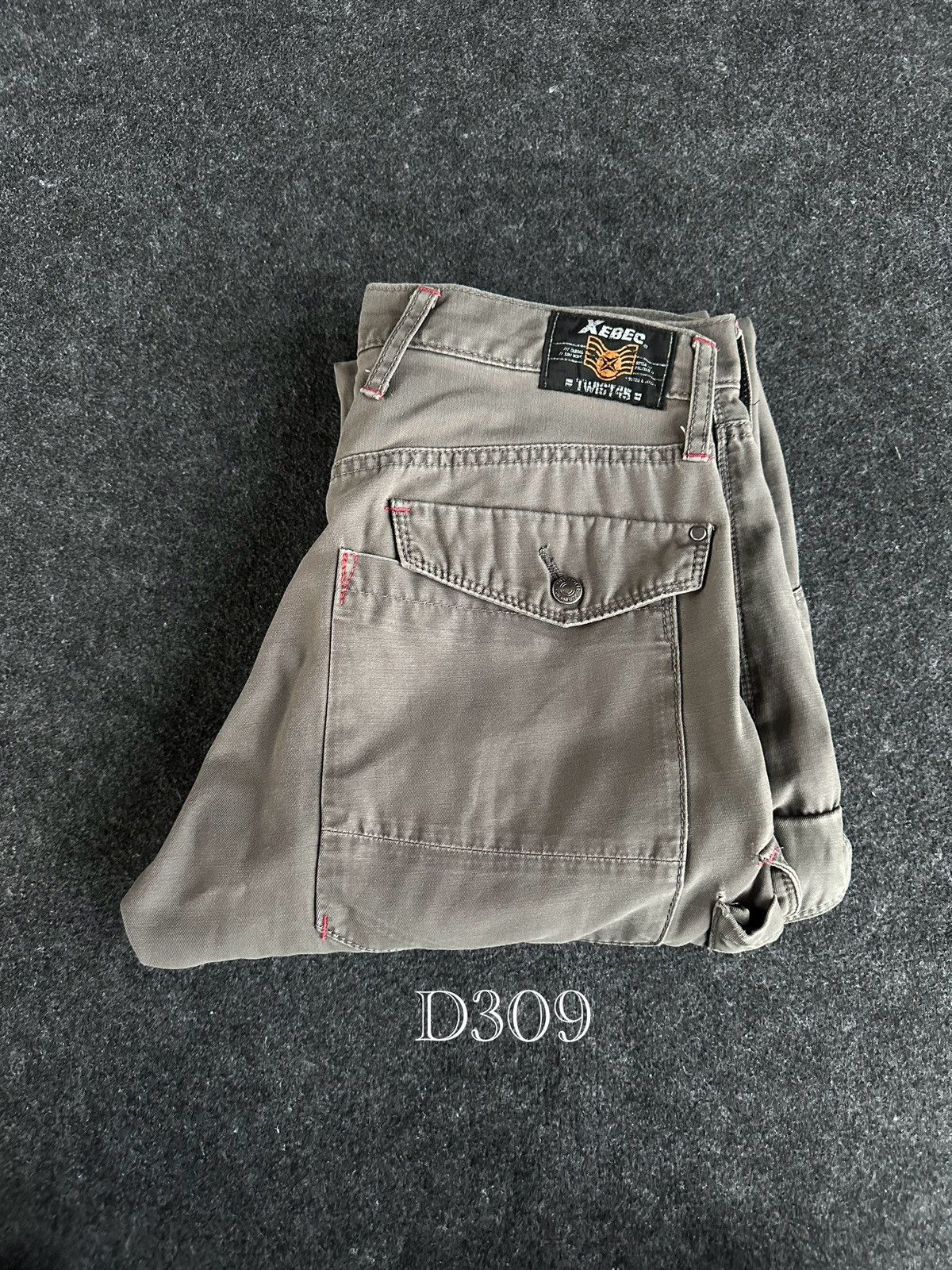 Japanese Brand × Vintage Xebec Twist45 Military Tapered Cargo Pant D309 Size US 30 / EU 46 - 15 Thumbnail