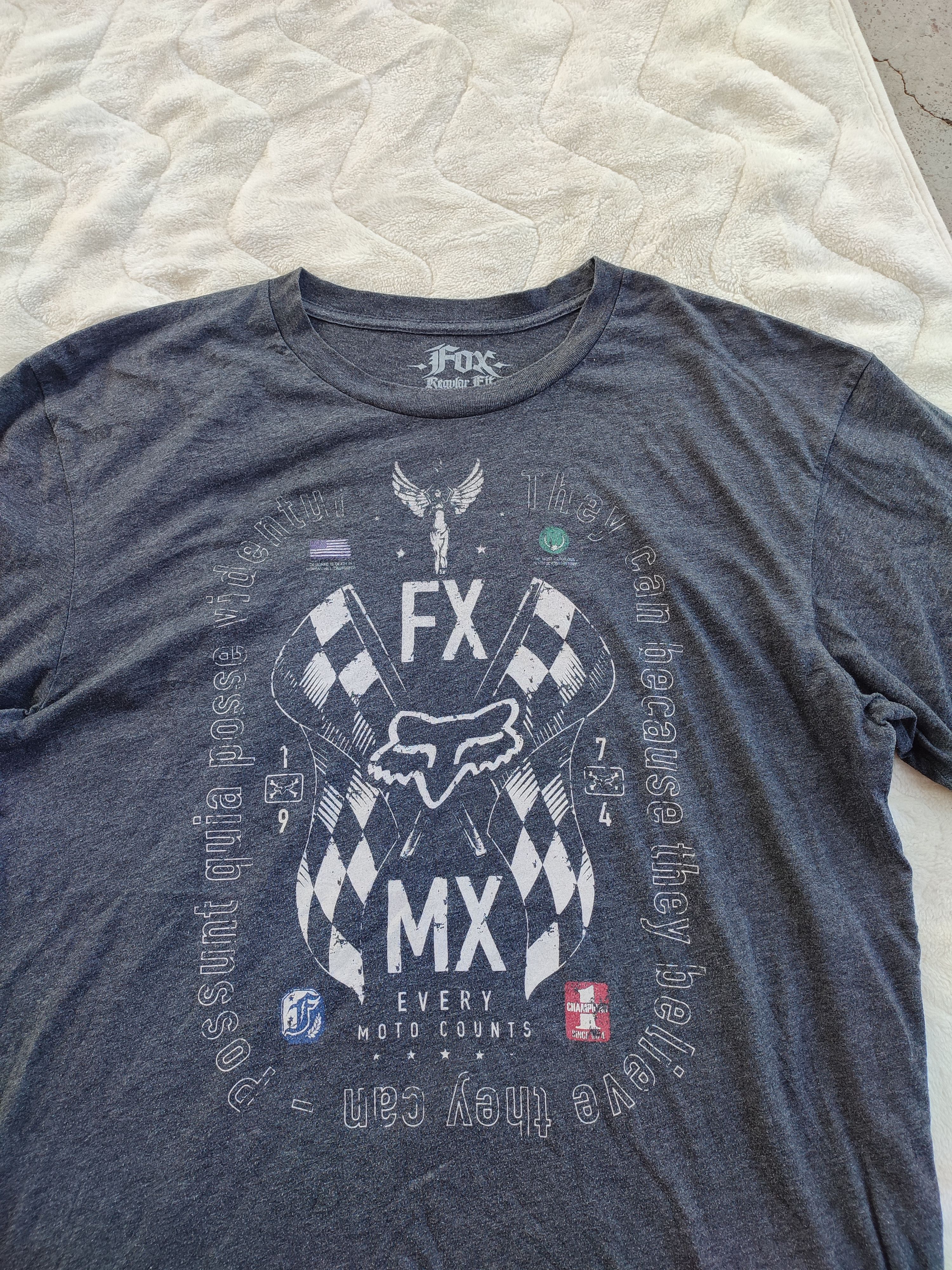 Fox Racing FOX RACING EVERY MOTO COUNTS VINTAGE TEE Size US M / EU 48-50 / 2 - 5 Thumbnail