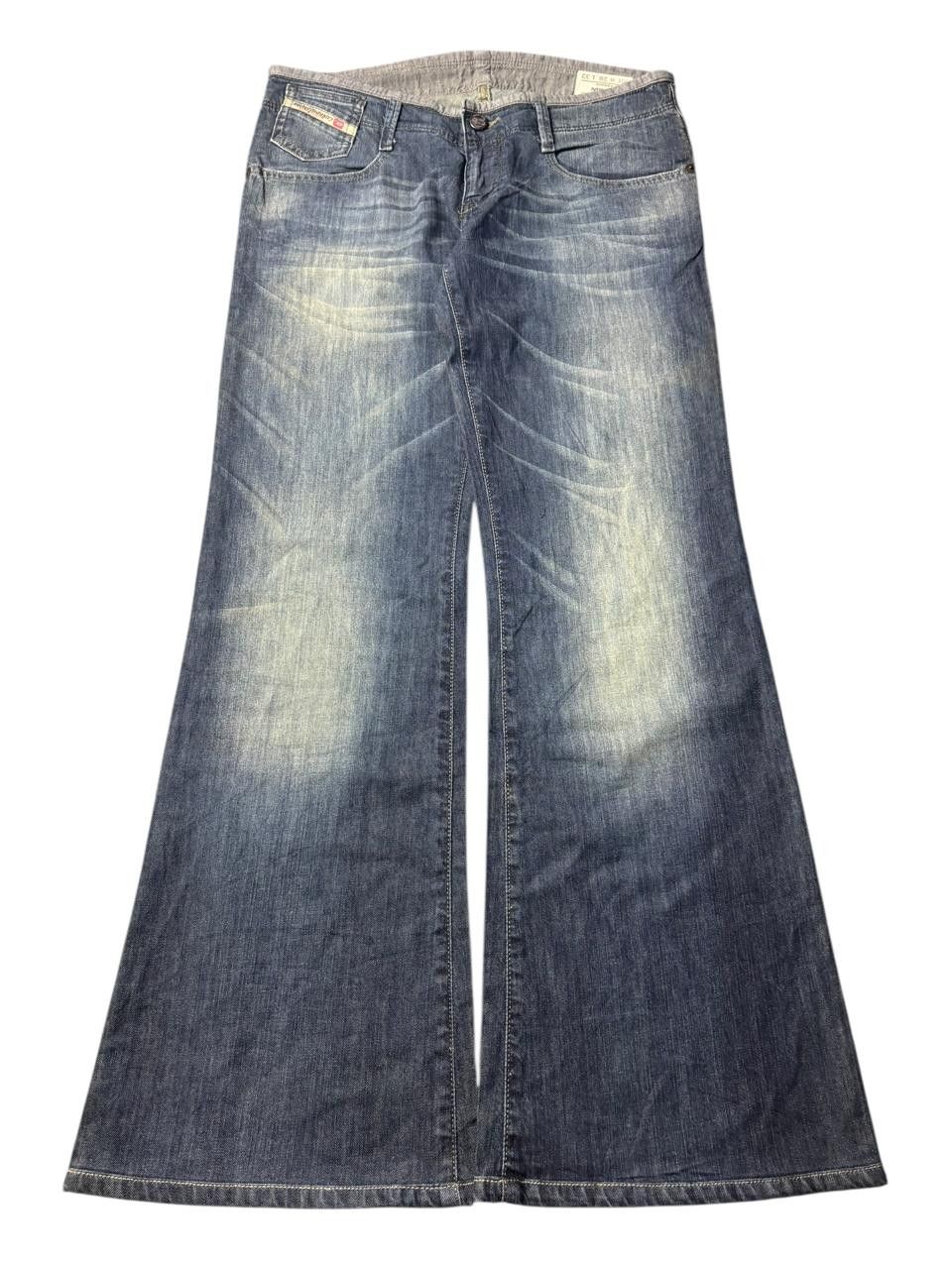 Diesel 2000s Diesel Melty Super Flared Stretch Jeans Size 28" / US 6 / IT 42 - 1 Thumbnail