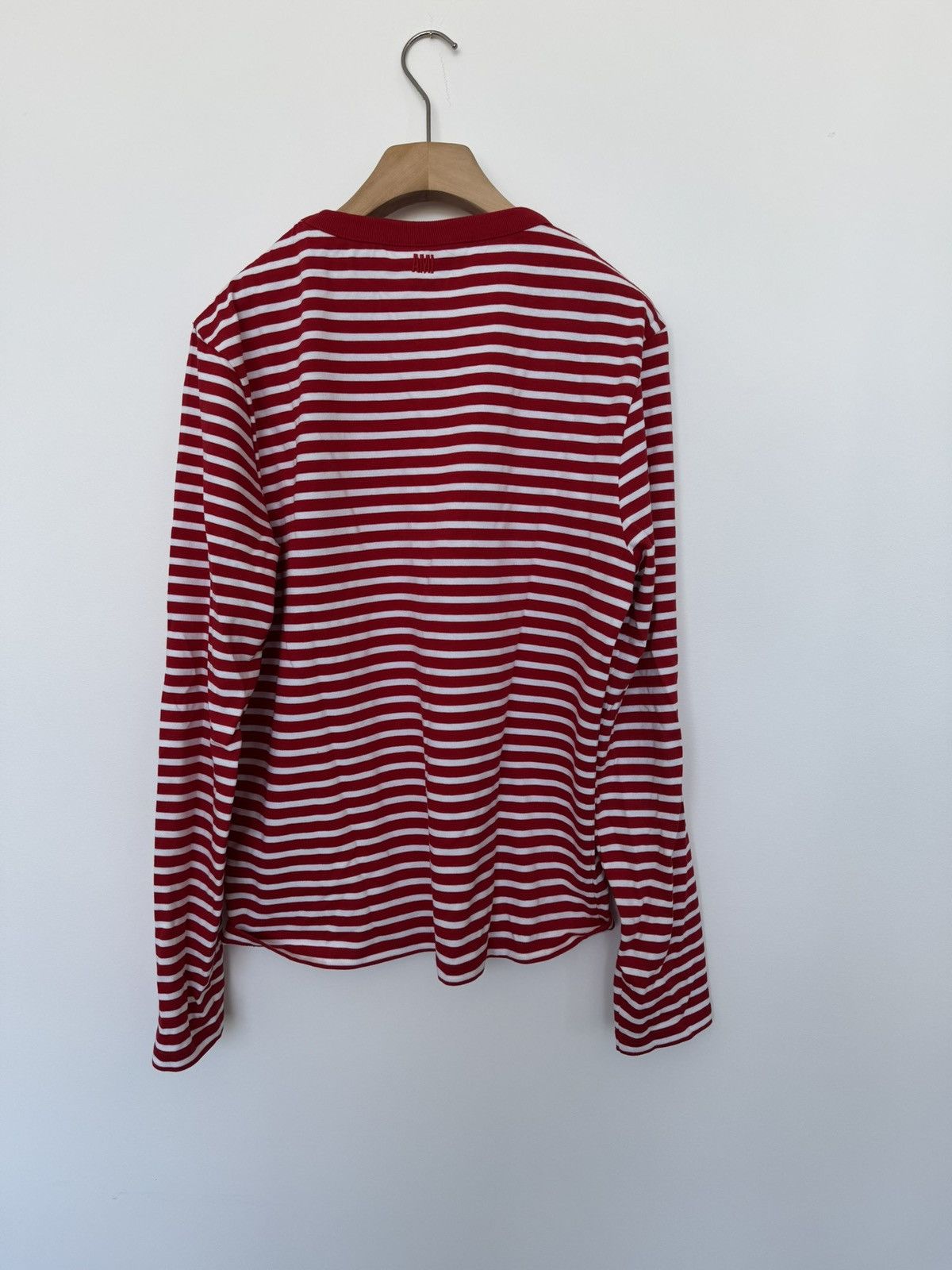 AMI Never worn red stripe Ami long sleeve Size US L / EU 52-54 / 3 - 4 Thumbnail