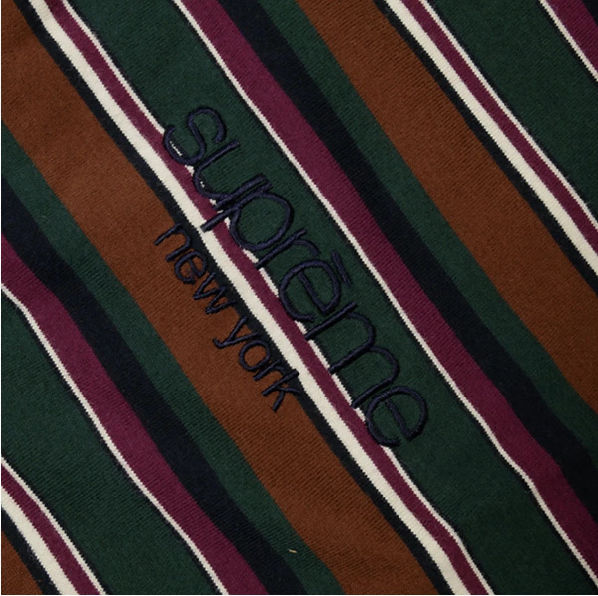 Supreme Supreme multi stripe L/s Top Dark Green SMALL Box Logo 15 Size US S / EU 44-46 / 1 - 10 Thumbnail