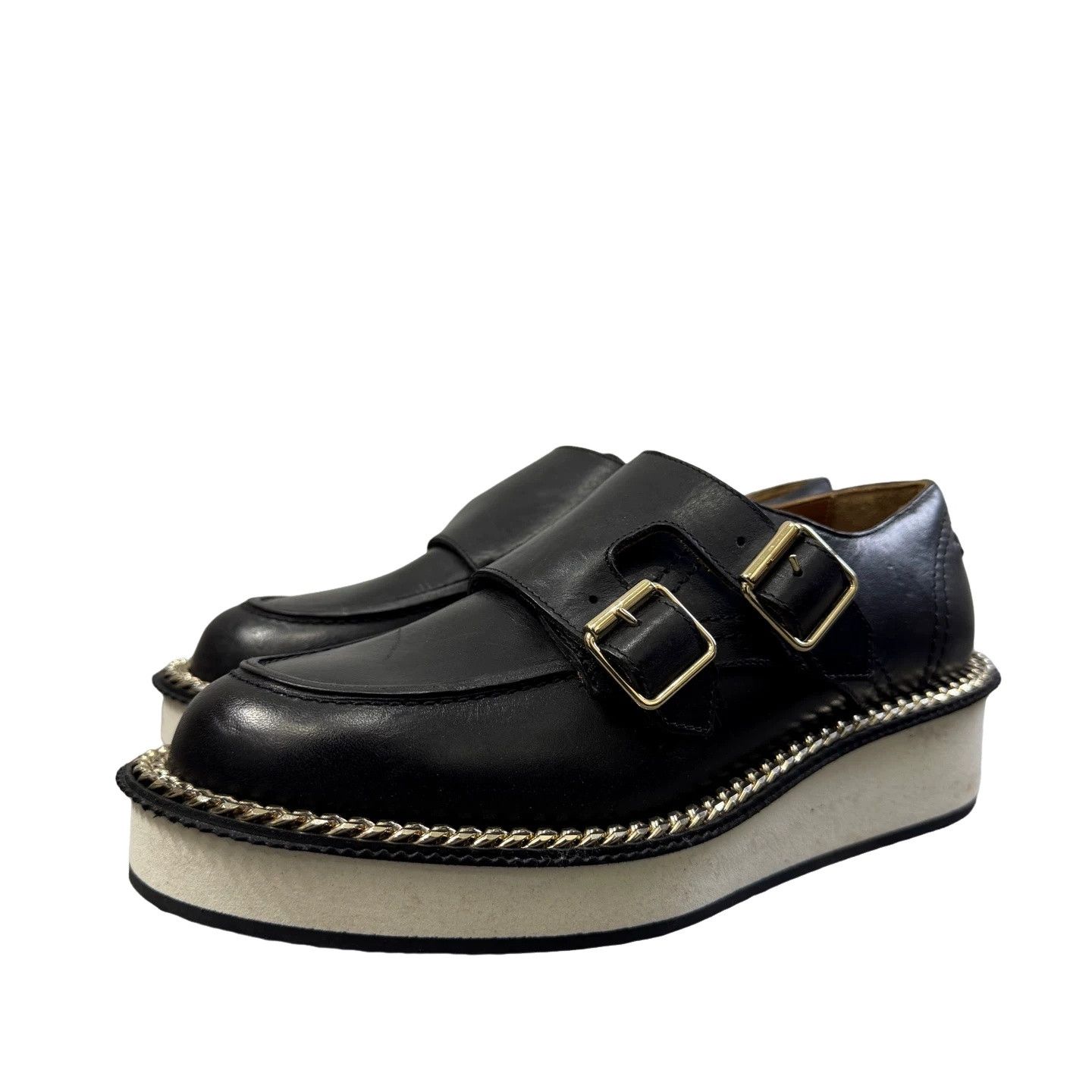 Givenchy Givenchy Chain Trimmed Platform Monk Shoes 39 Size US 6 / EU 39 - 1 Thumbnail