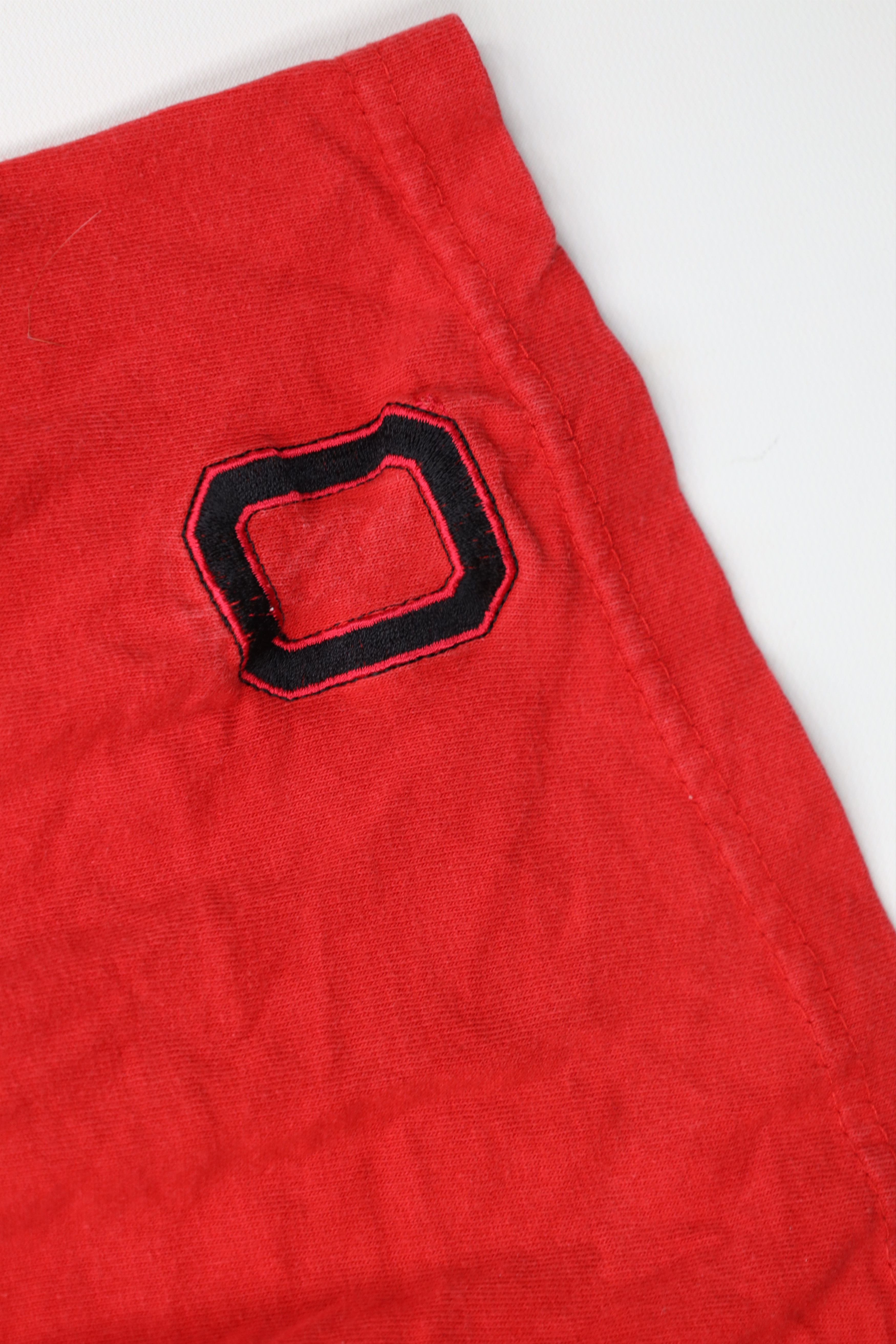 Vintage Vintage 90s University Above Knee Shorts Red Cotton USA Size US 34 / EU 50 - 5 Thumbnail