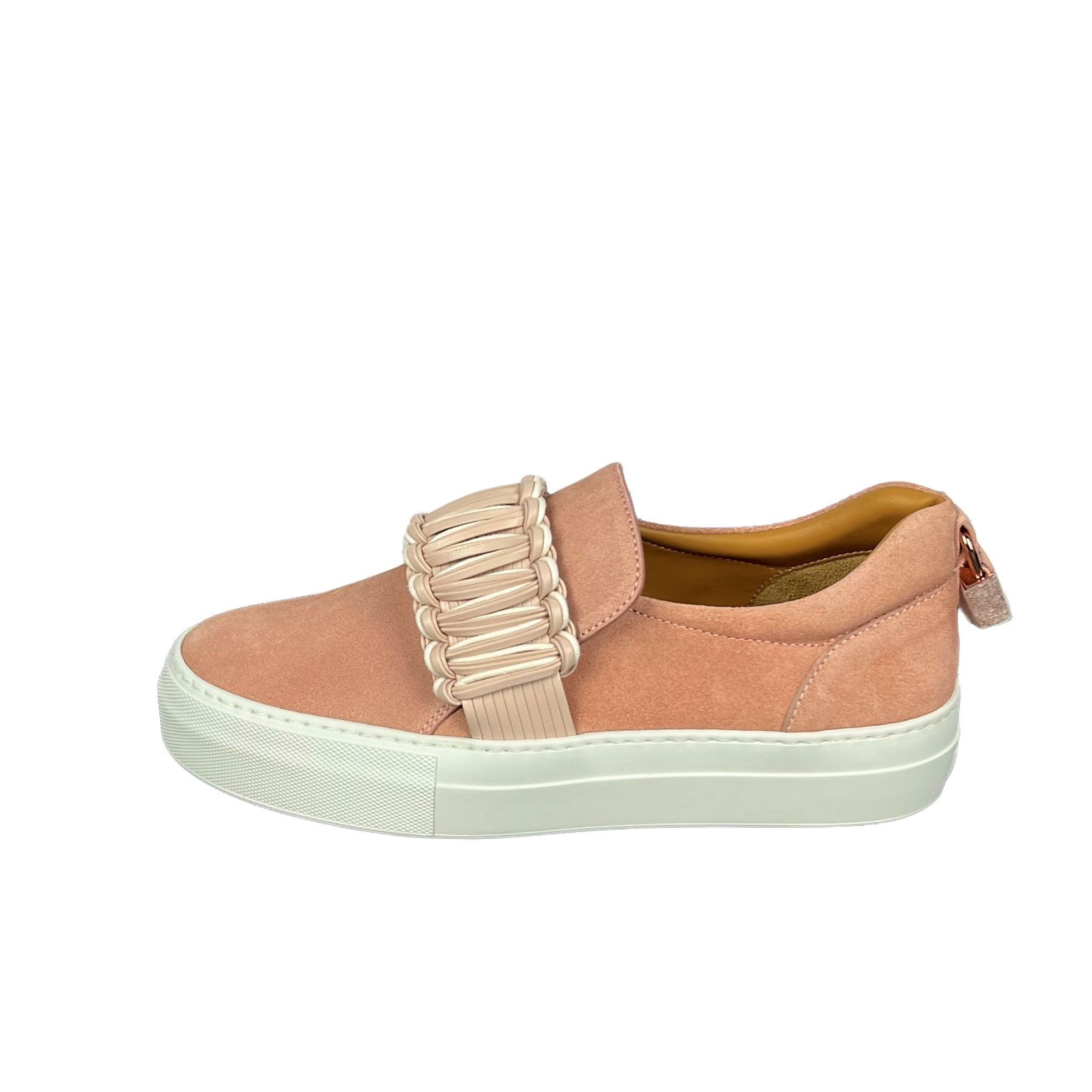 Buscemi Buscemi 40MM Braid Pale Pink Suede Sneakers US 9 SAMPLE Size US 9 / IT 39 - 10 Thumbnail