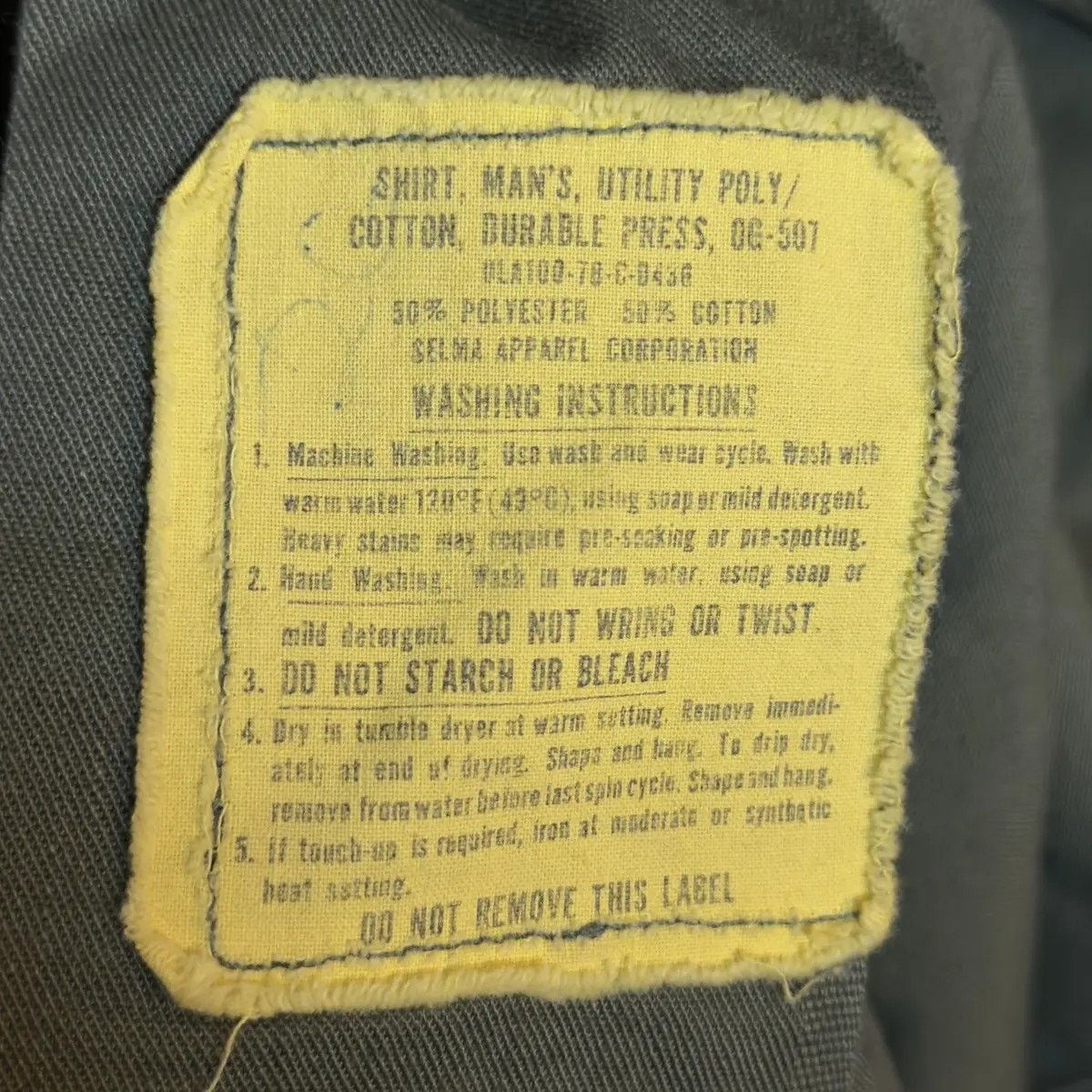 Vintage Vintage 70s OG-507 Military Fatigue Button Up Shirt Size US M / EU 48-50 / 2 - 5 Thumbnail
