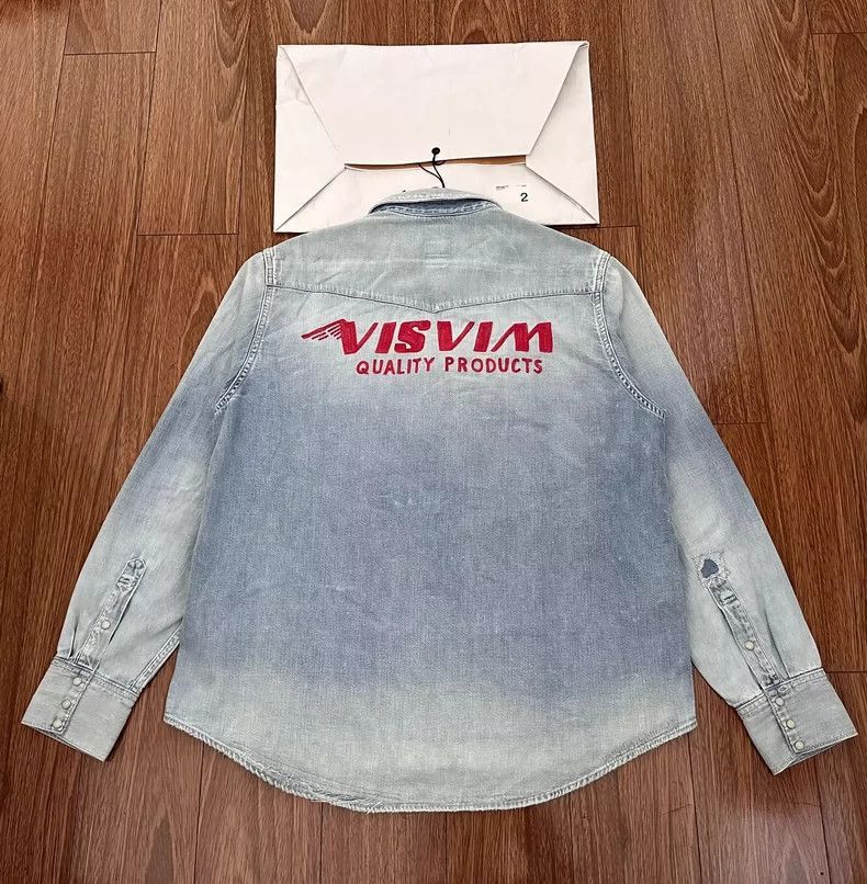 Visvim Visvim VISVIM Social Sculpture Denim Shirt-2506 Size US S / EU 44-46 / 1 - 2 Thumbnail