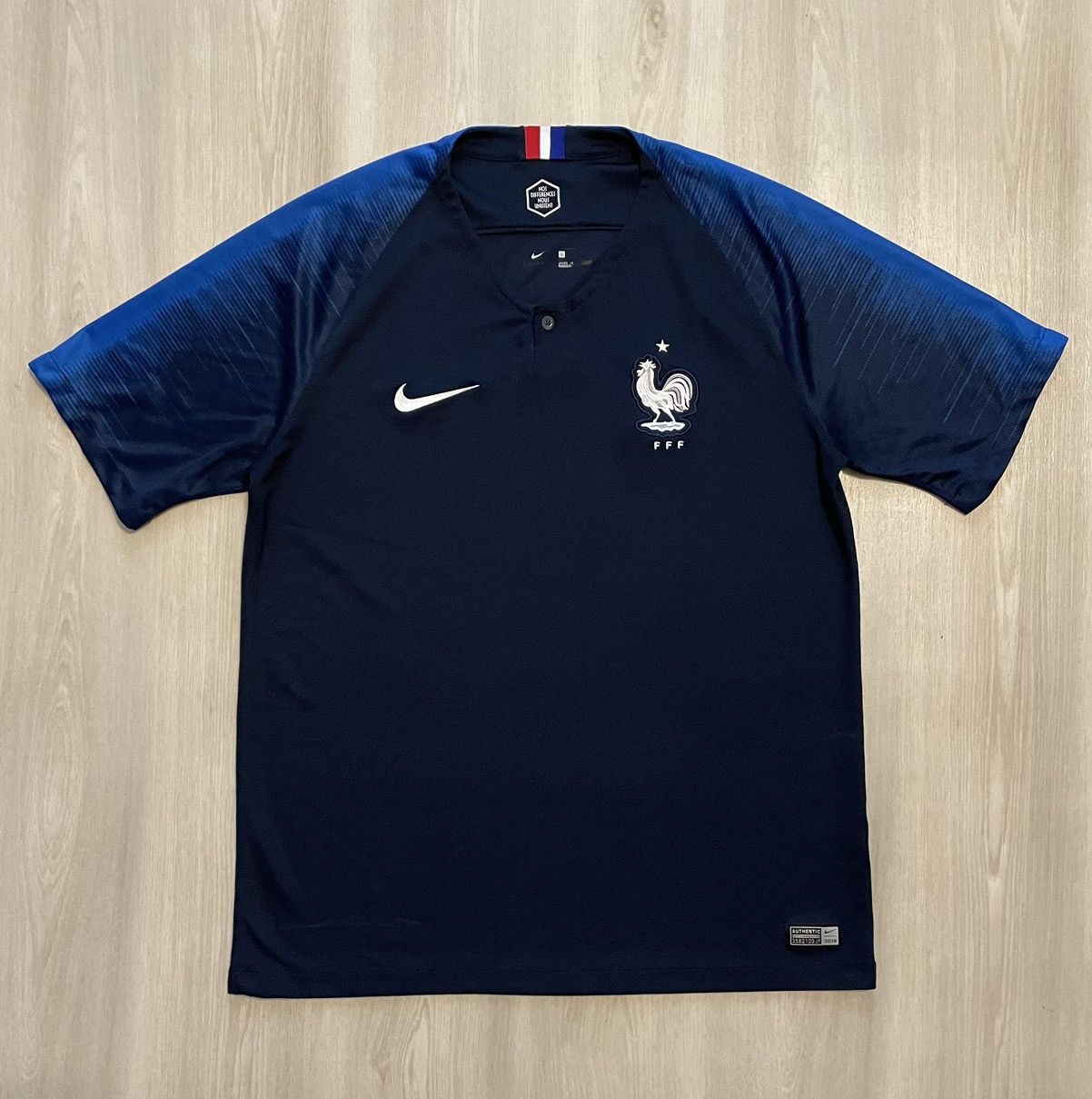 Nike Soccer Football France 2018 Home Jersey Mens Size Large