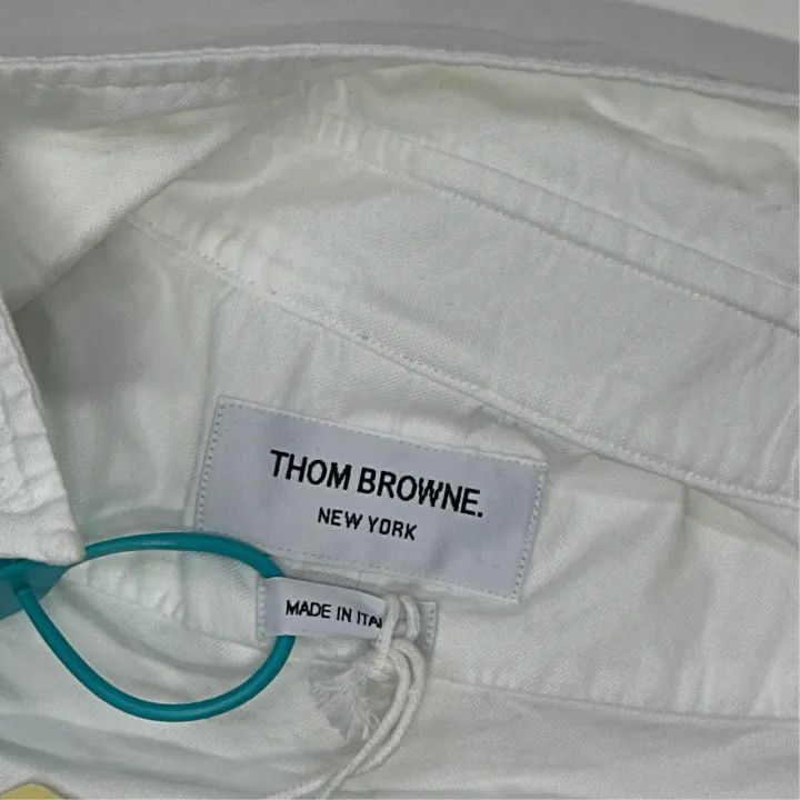 Thom Browne Thom Browne Classic Long Sleeve Shirt with Stripes -2507 Size US S / EU 44-46 / 1 - 3 Thumbnail