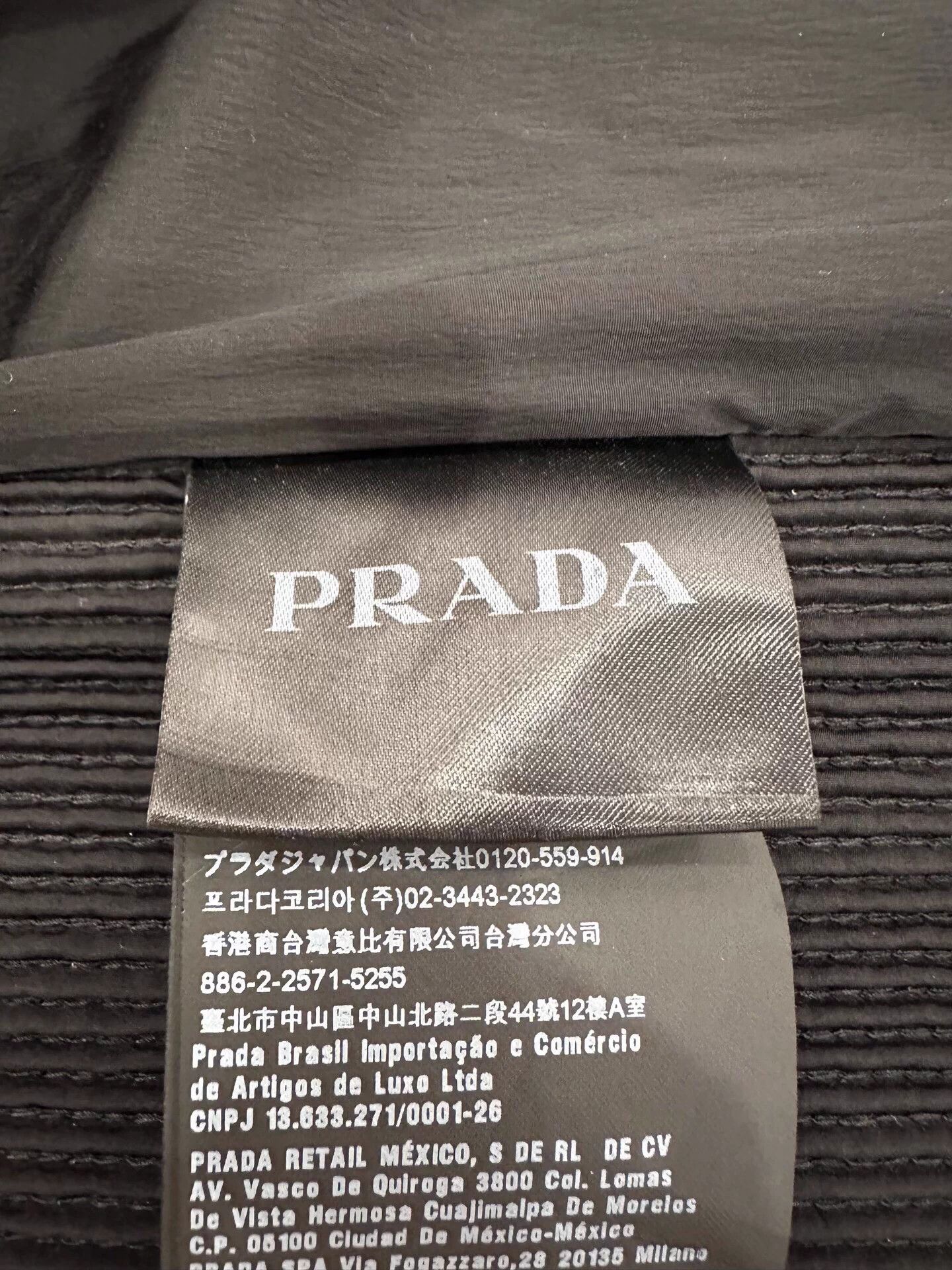 Prada Prada Men's Black Leather Down Jacket Triangle Logo Size US M / EU 48-50 / 2 - 6 Thumbnail