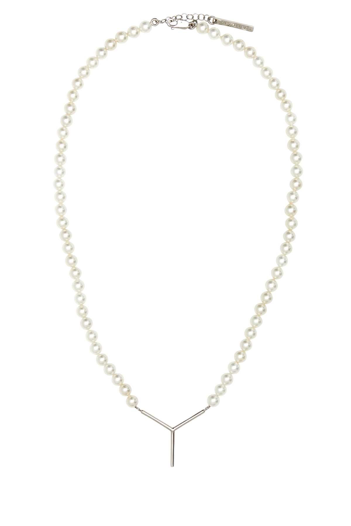 Y/Project White Pearls Necklace Grailed