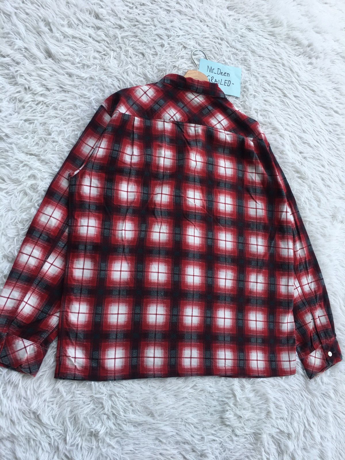 Number (N)ine Rare Number Nine Checkered Flannel Shirt Size US L / EU 52-54 / 3 - 22 Thumbnail