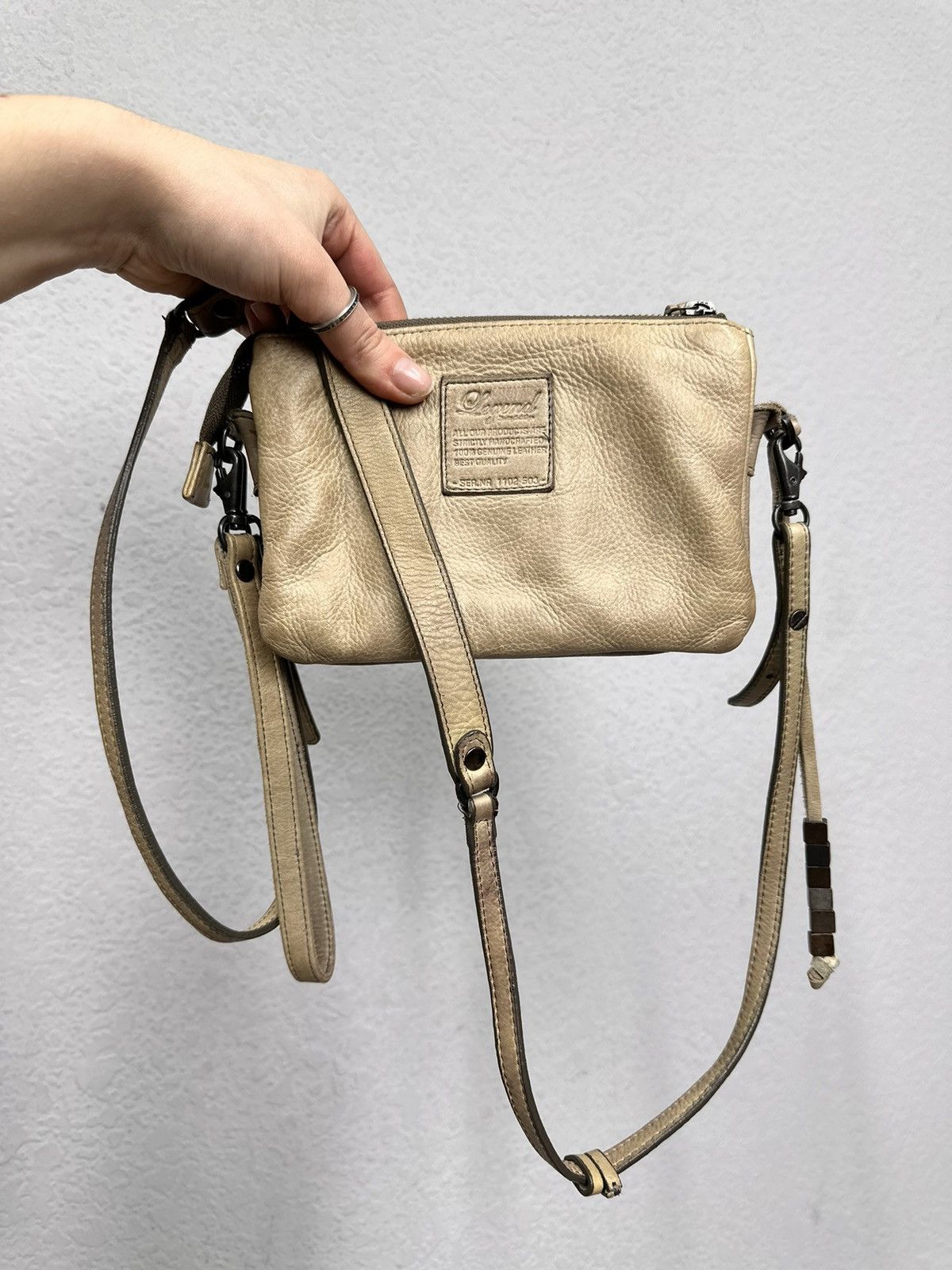 14th Addiction Vintage AS 98 Metal Zip Design Leather Bag Dolce Gabbana GOA Size ONE SIZE - 13 Thumbnail