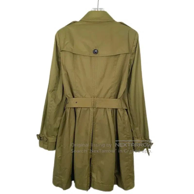 Burberry Burberry Green Cotton Women's Trench Coat. Size M / US 6-8 / IT 42-44 - 2 Thumbnail