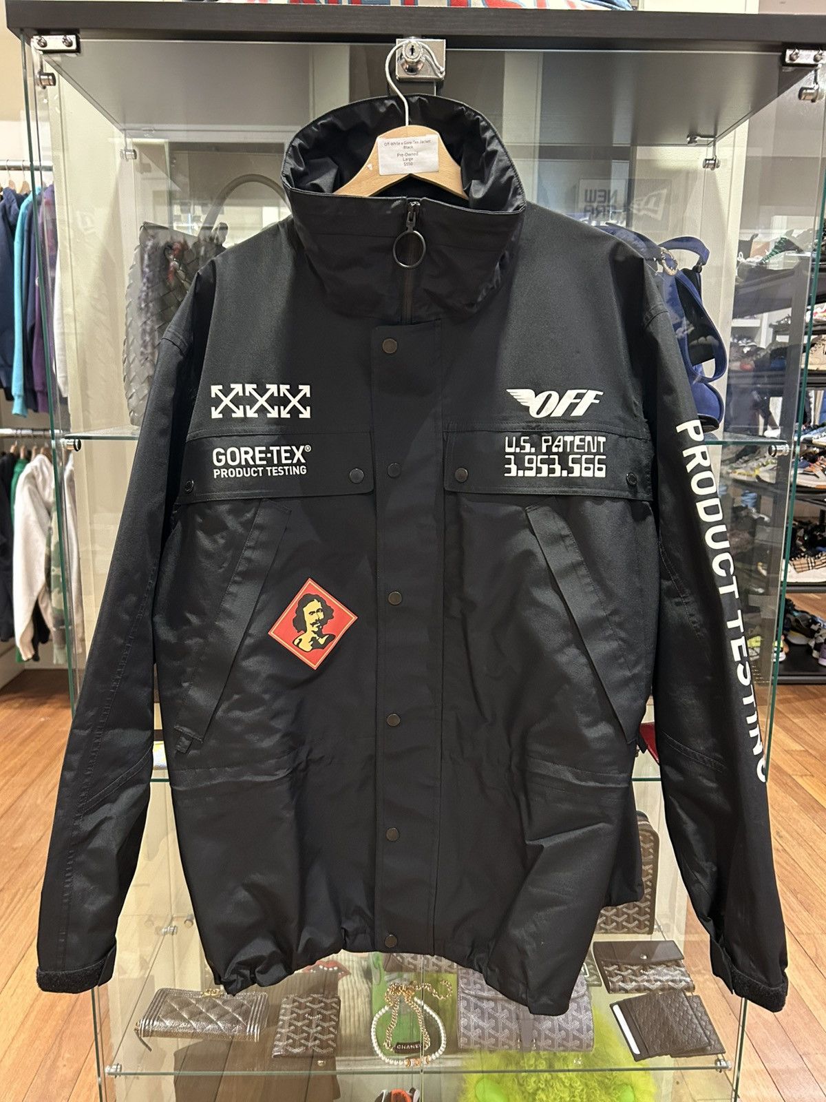 Off-White Off- White Gore Tex Jacket - Black Size US L / EU 52-54 / 3 - 1 Thumbnail