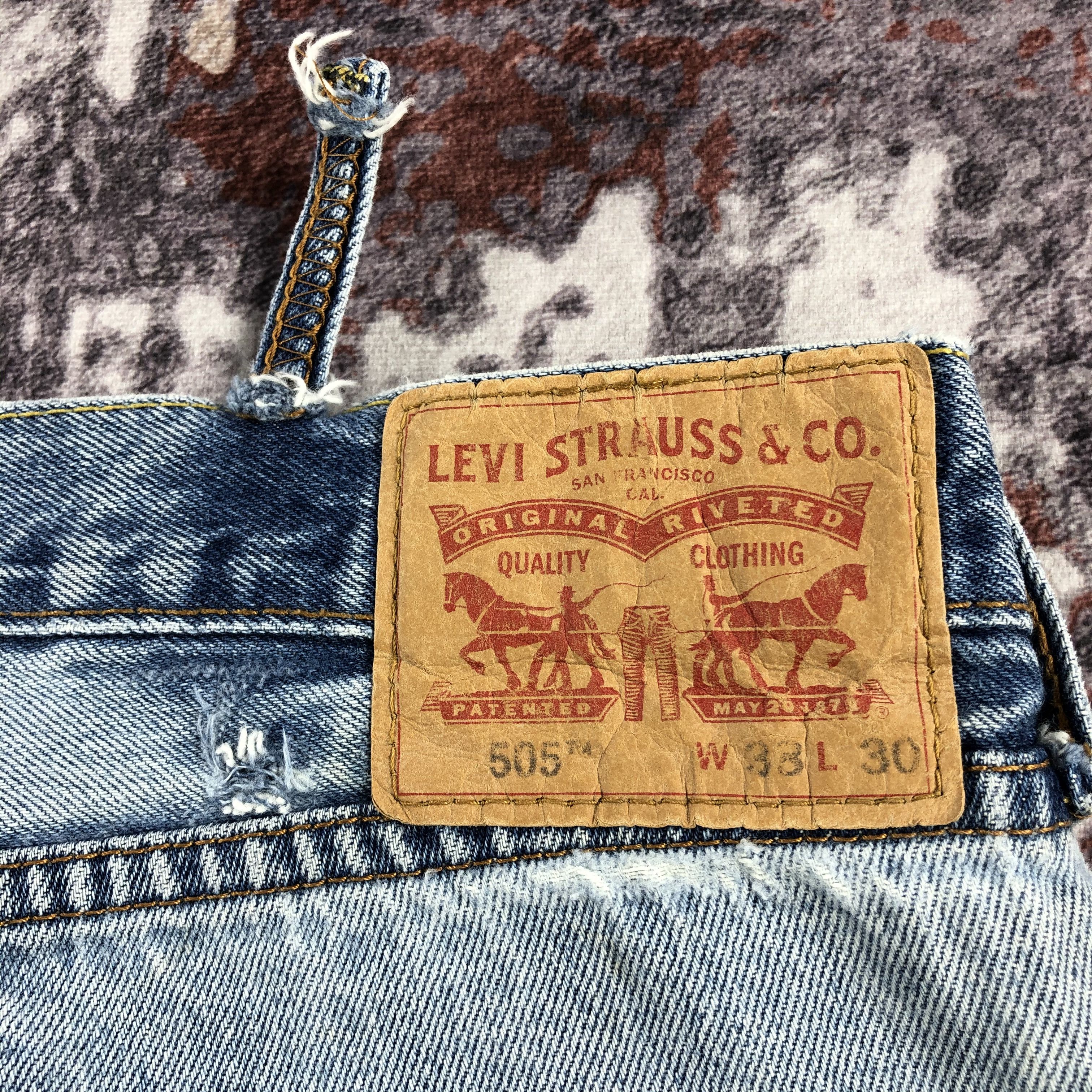 Levi's × Vintage Vintage Blue Wash Levis 505 Jeans-JM2466 Size US 37 - 6 Thumbnail
