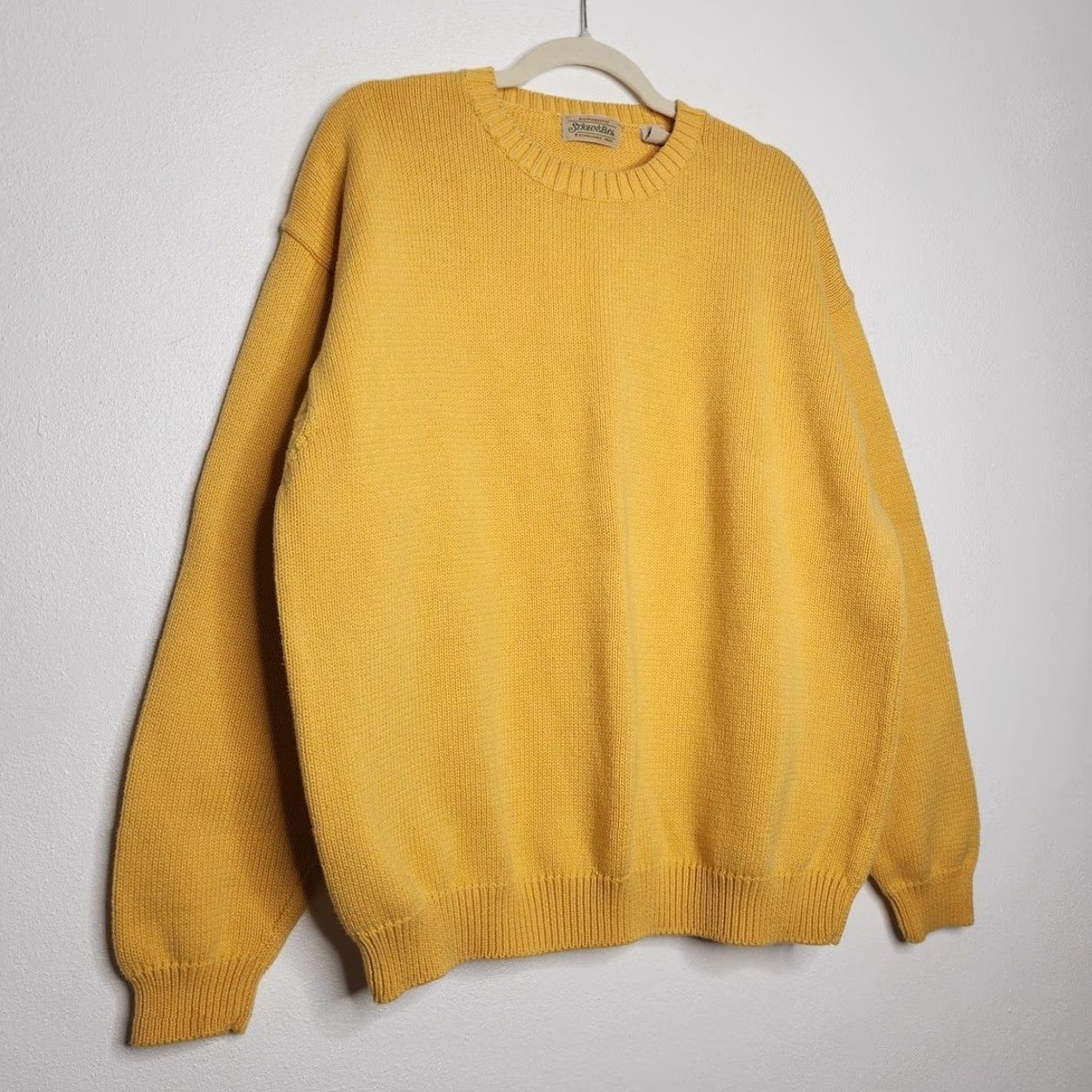 Vintage VINTAGE St. Johns Bay Butter Yellow Knit Sweater Crewneck XL Unisex Adults Pullover Cottagecore Men Women Boys Girls Size US XL / EU 56 / 4 - 2 Thumbnail