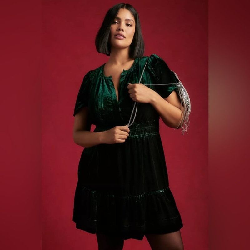 Anthropologie New Anthropologie The Somerset Mini Dress: Velvet $168 XXS Size XXS / US 00 / IT 34 - 4 Thumbnail