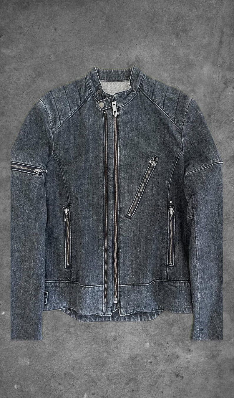 5351 POUR LES HOMMES 5351 pour les hommes multizipper rider denim jacket Size US M / EU 48-50 / 2 - 5 Thumbnail