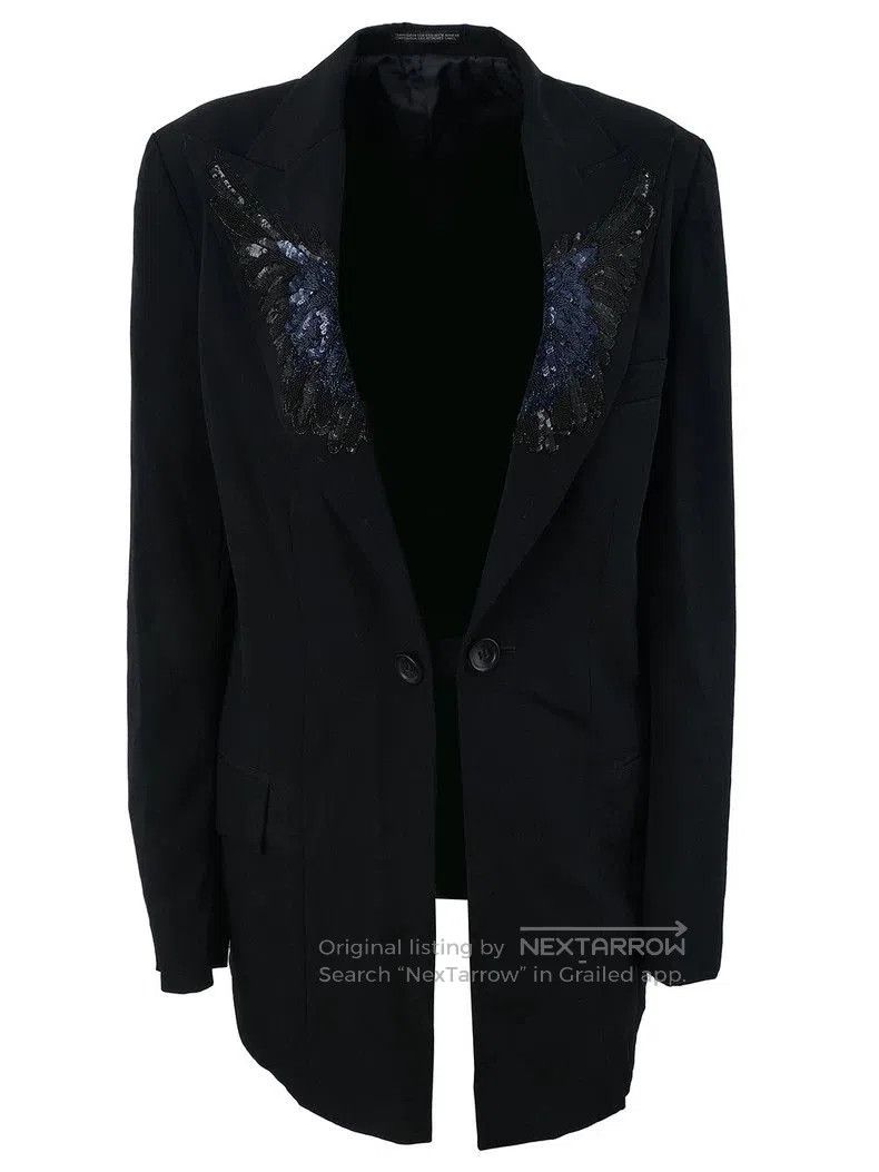 Yohji Yamamoto Yohji Yamamoto Sequin Blazer Jacket. Size US XS / EU 42 / 0 - 1 Thumbnail