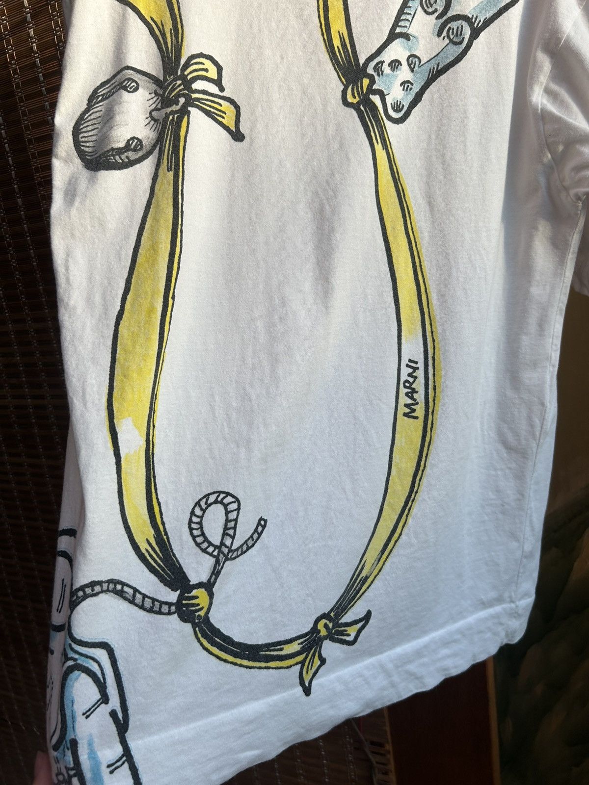 Marni Marni X Frank Navin Graphic Print T-Shirt Size 40 Size S / US 4 / IT 40 - 5 Thumbnail