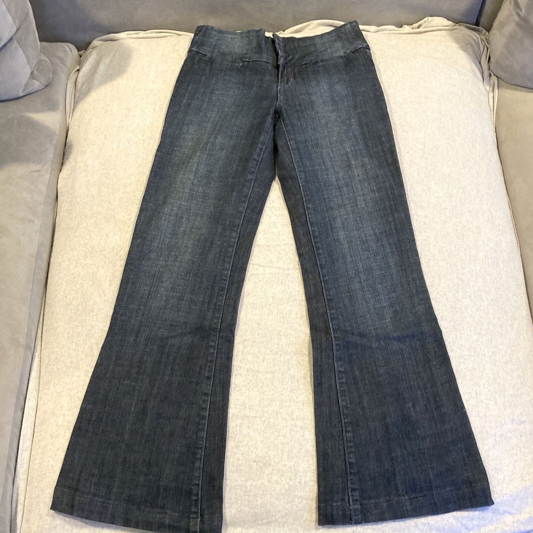 Vintage Shio Jeans Dark Wash Boot Cut Mid Rise Denim Cotton Blend 30x29 Women Pants Size 30 Jeans Size 30" / US 8 / IT 44 - 2 Thumbnail