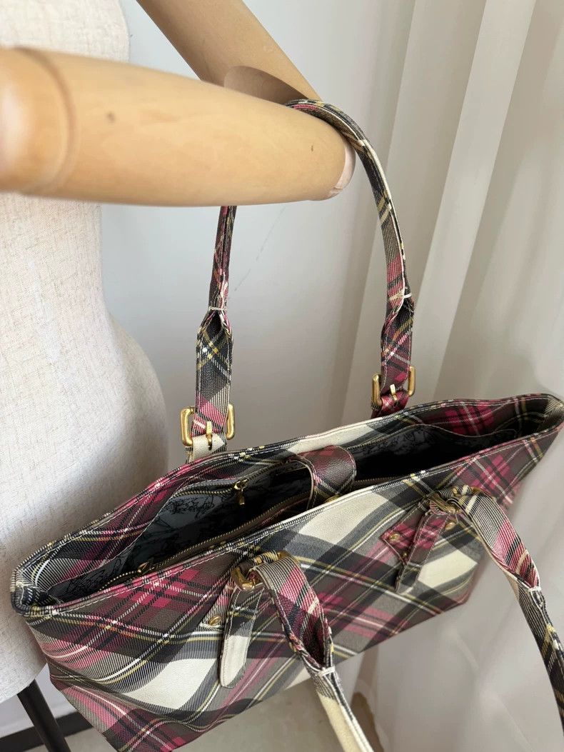 Vivienne Westwood Vivienne Westwood Mid-old vintage checked briefcase Size ONE SIZE - 4 Thumbnail