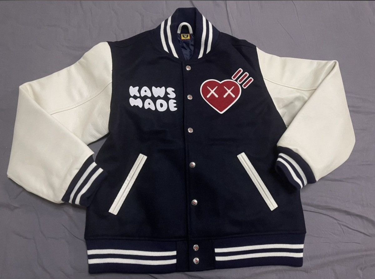 Human Made Kaws Varsity | Grailed