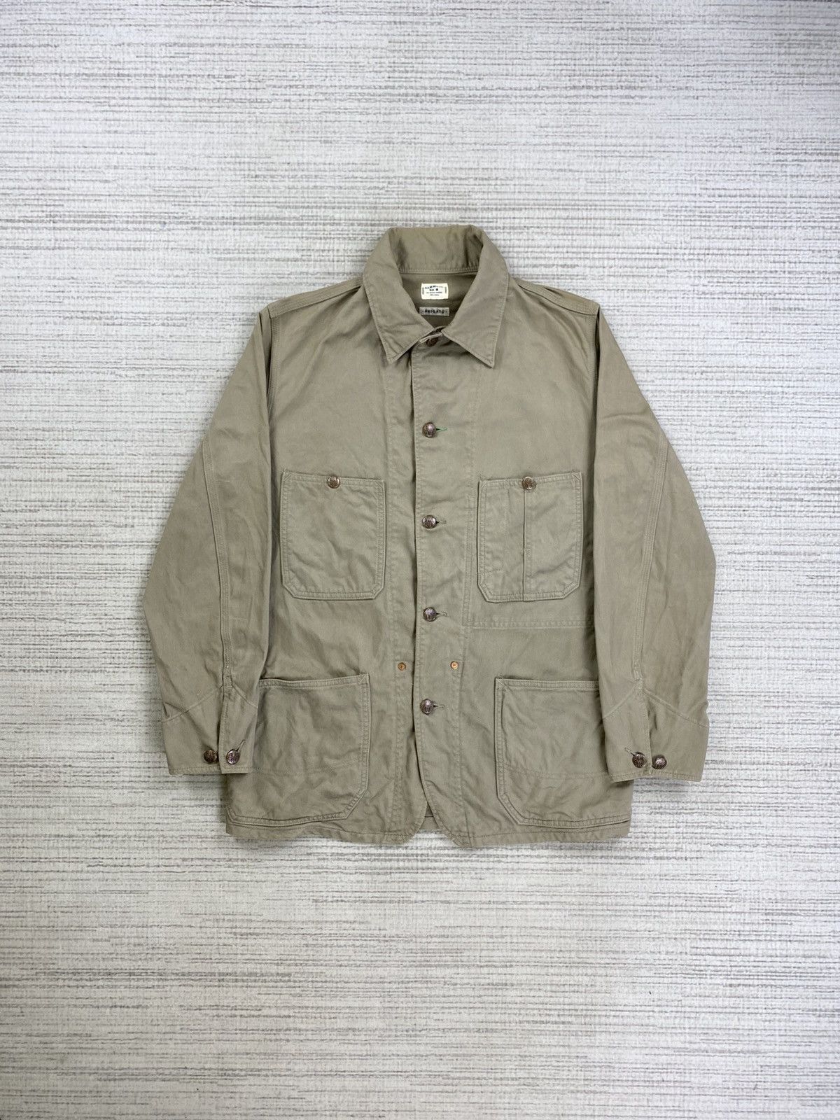 Blue Blue Japan × HOLLYWOOD RANCH MARKET × Vintage Vintage Blue Blue Japan X H.R Market Work Wear Jacket Size US M / EU 48-50 / 2 - 1 Thumbnail