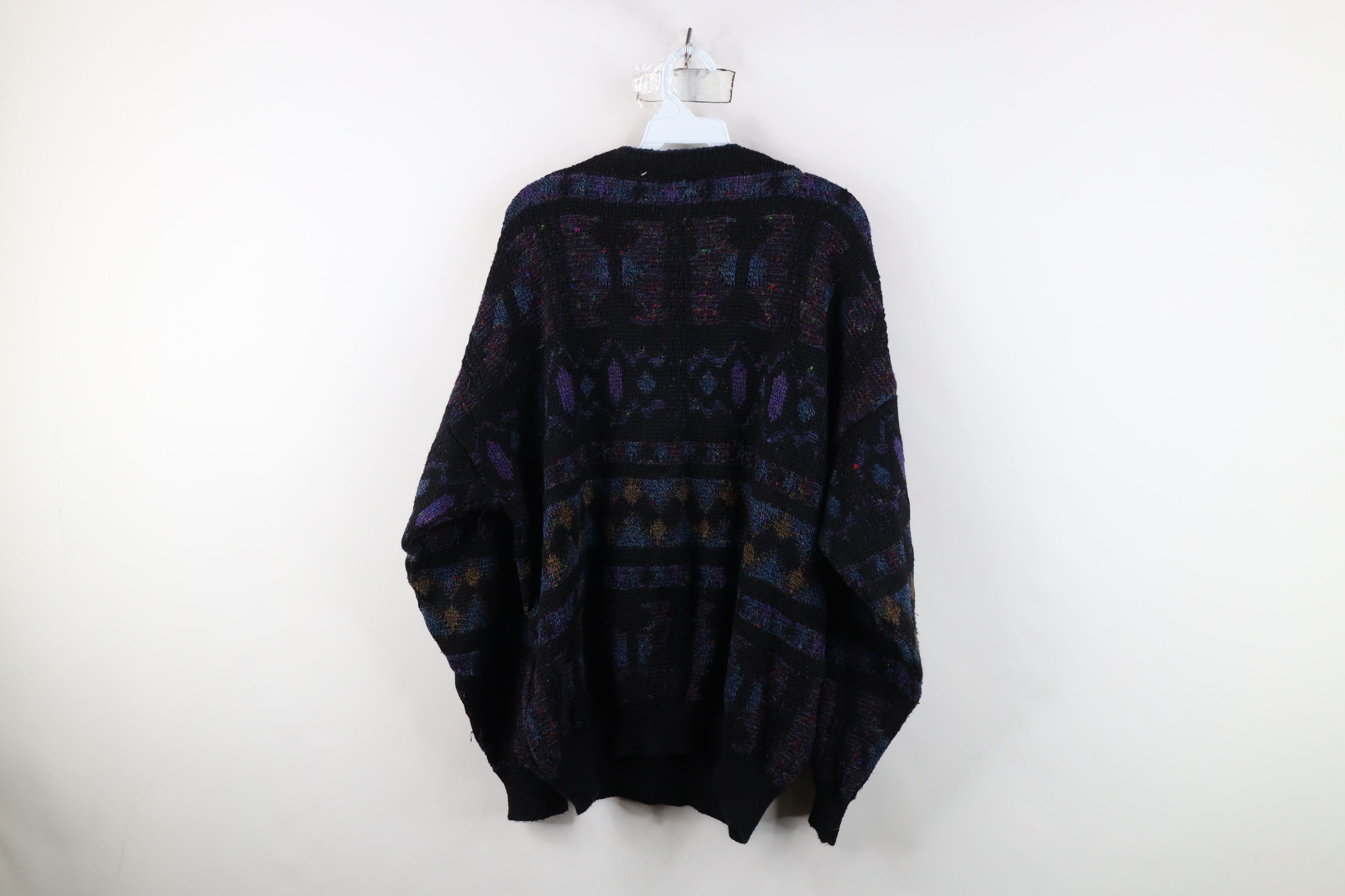 Vintage Vintage 90s Coogi Style Rainbow Wool Blend Knit Sweater Size US XL / EU 56 / 4 - 7 Thumbnail