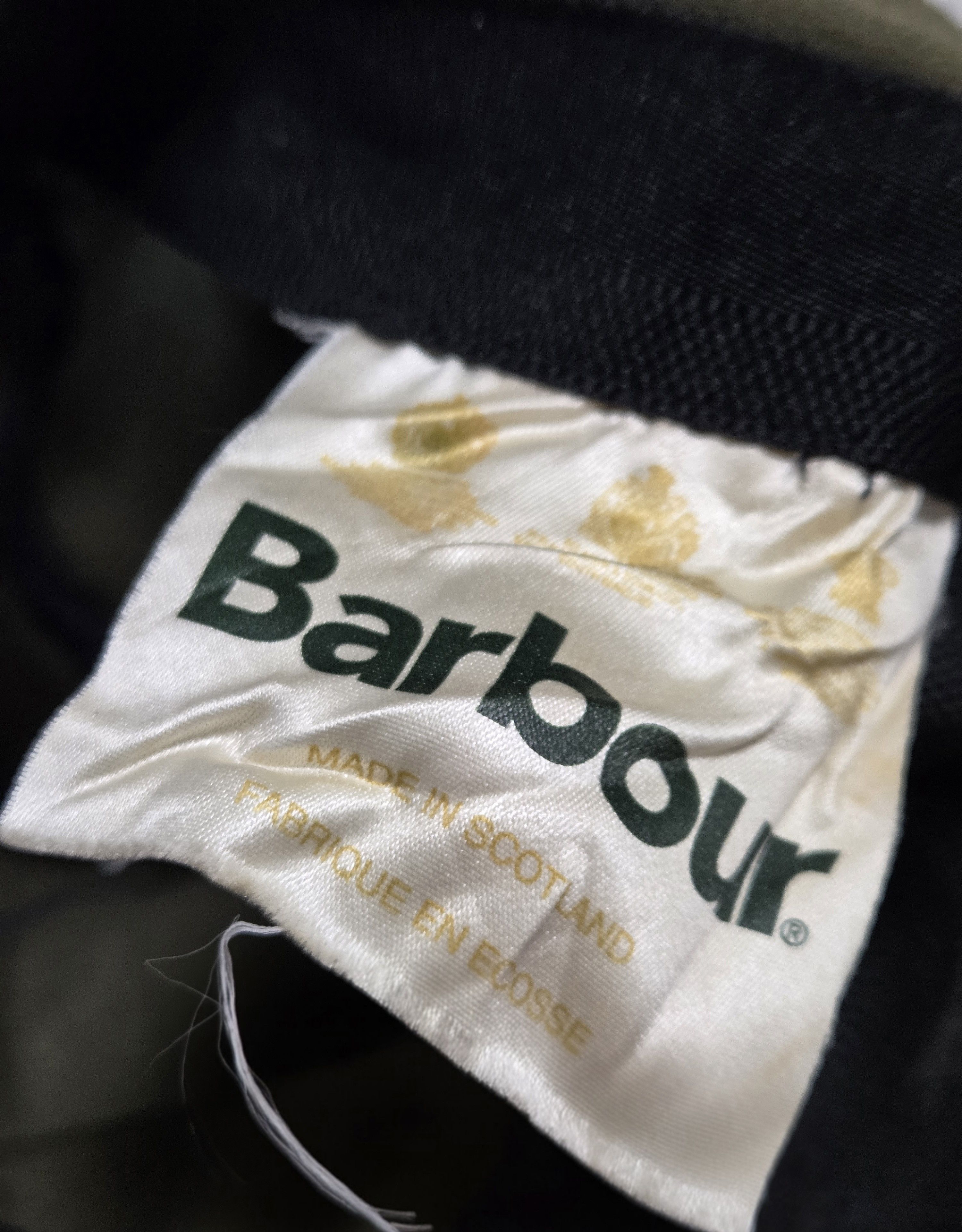 Barbour Vintage MADE IN SCOTLAND barbour Waxed Cotton Suede bill cap Size ONE SIZE - 7 Thumbnail